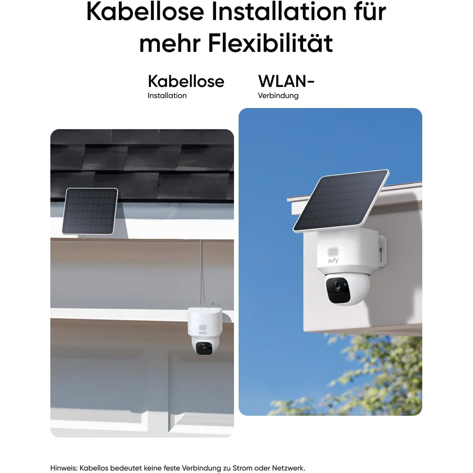 eufy Cam Solo E30 mit Solarpanel Außenkamera