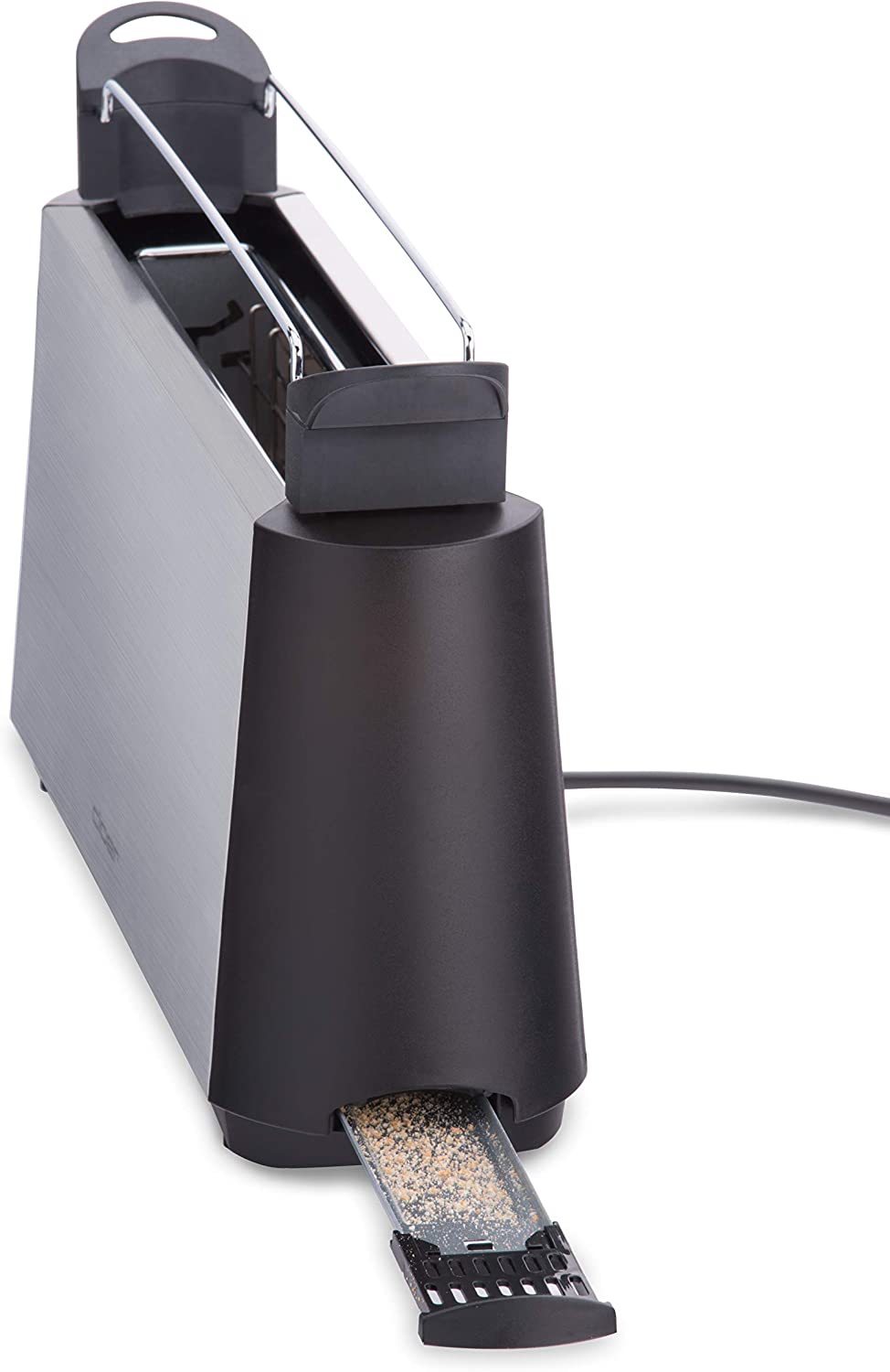 Cloer 3810 Langschlitztoaster schwarz/chrom matt Cloer 3810 Langschlitztoaster schwarz/chrom matt