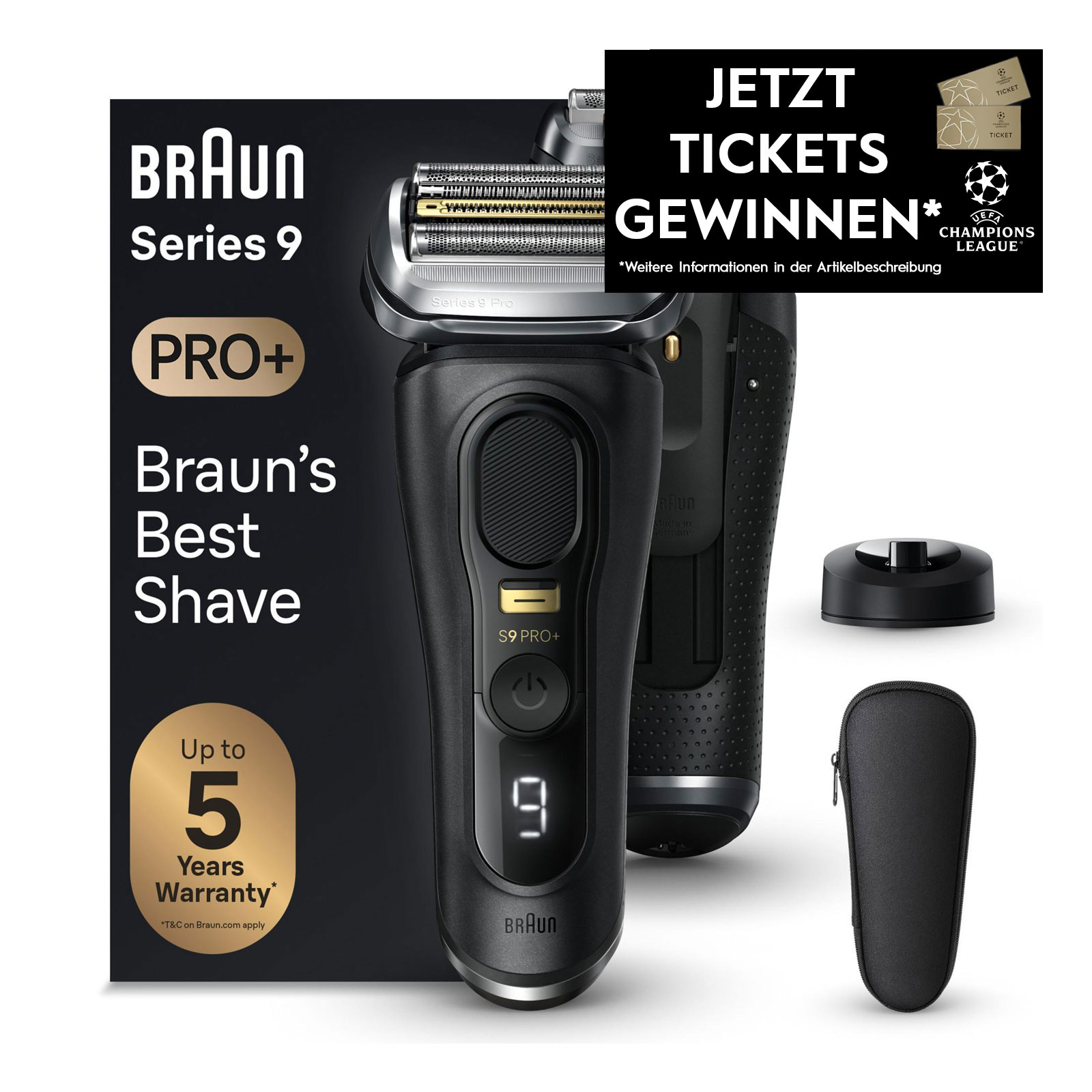 BRAUN Herrenrasierer Series 9 Pro+ 9510s Wet & Dry