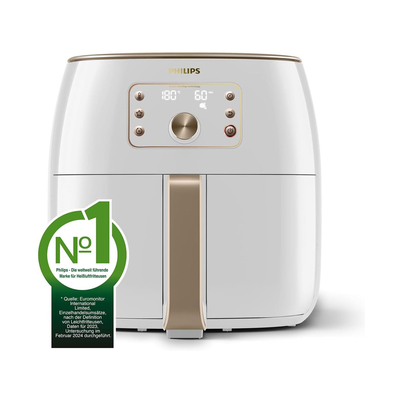 Philips HD9870/20 Airfryer XXL weiß Heißluftfritteuse