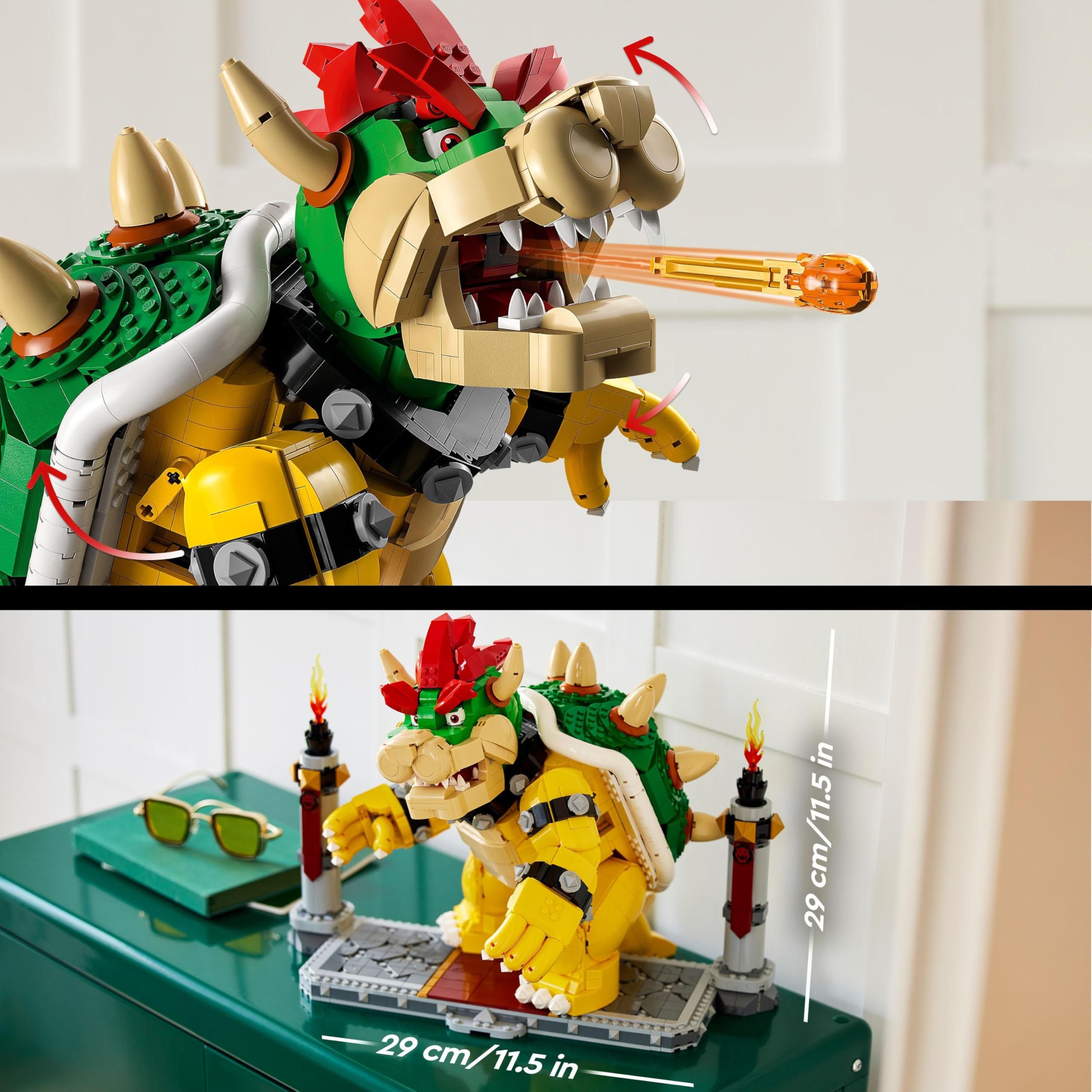 LEGO Super Mario Der mächtige Bowser, 3D-Modell-Bausatz 71411