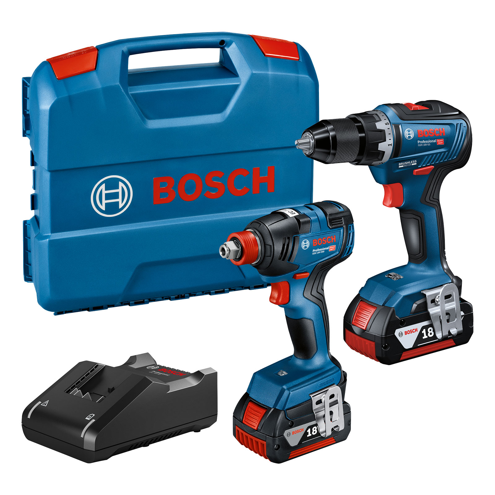 Bosch Professional GDX 18V-200 + GSR 18V-55