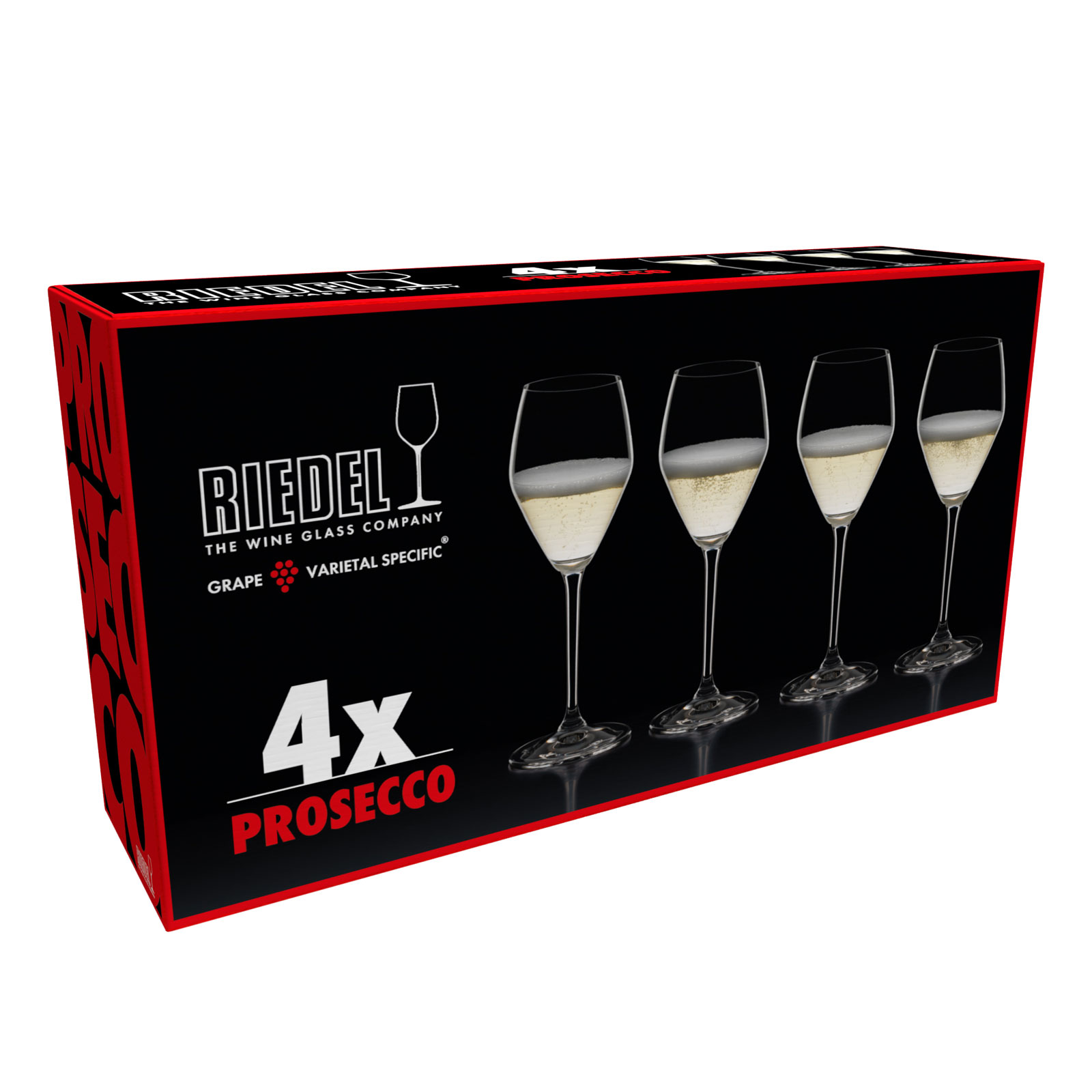 Riedel 5441/85 Extreme Prosecco 4er Set Kristallglas Spülmaschinenfest