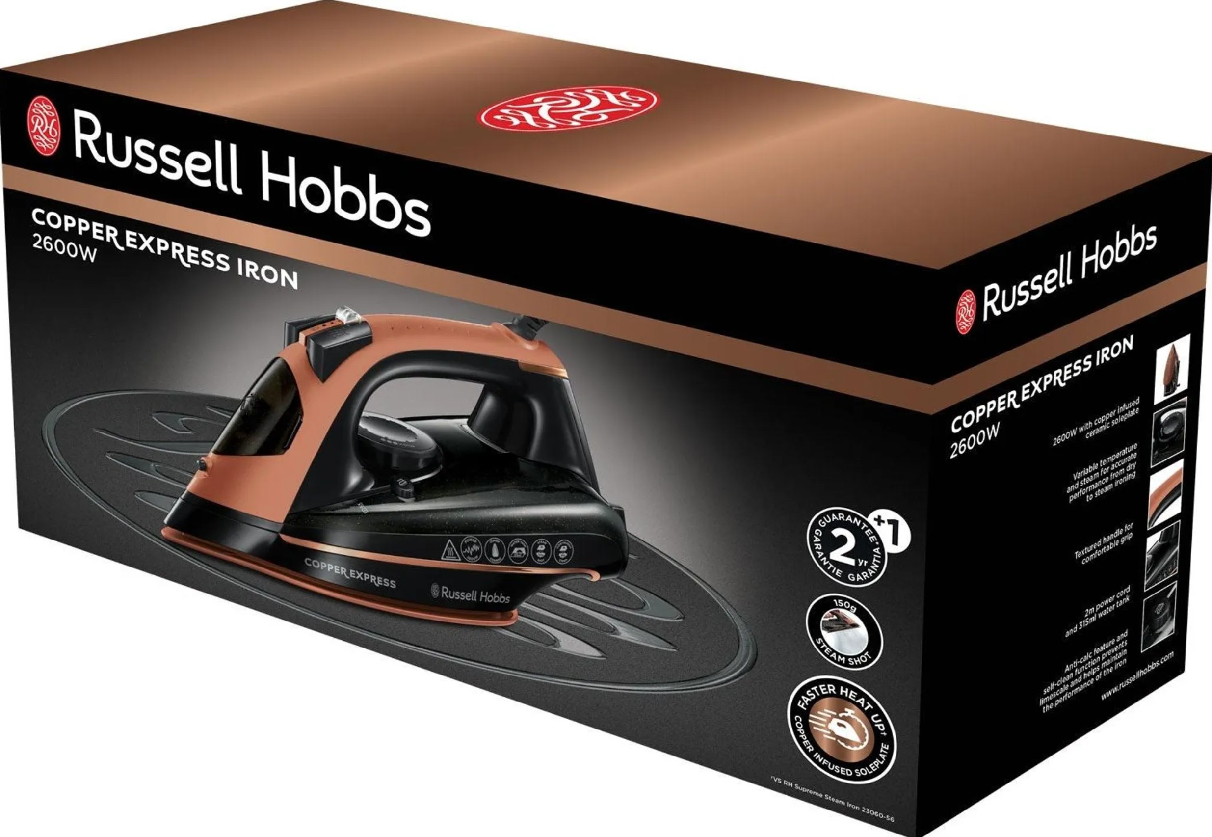 Russell Hobbs 23975-56 Copper Express Dampfbügeleisen