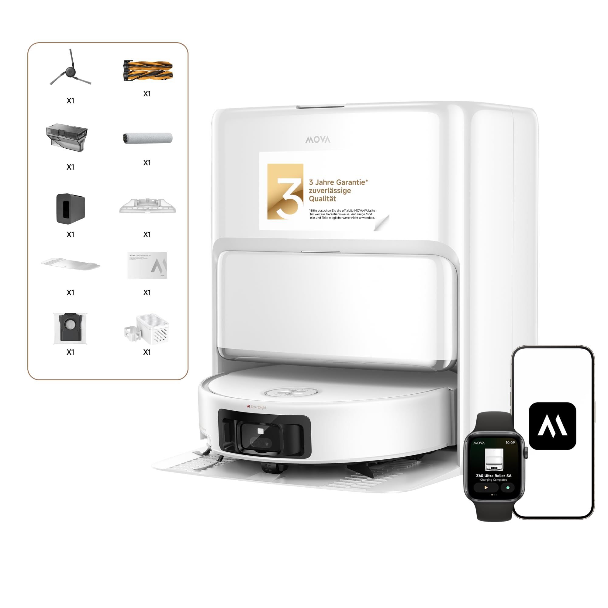Mova Z60 Ultra Roller Standalone Saugroboter