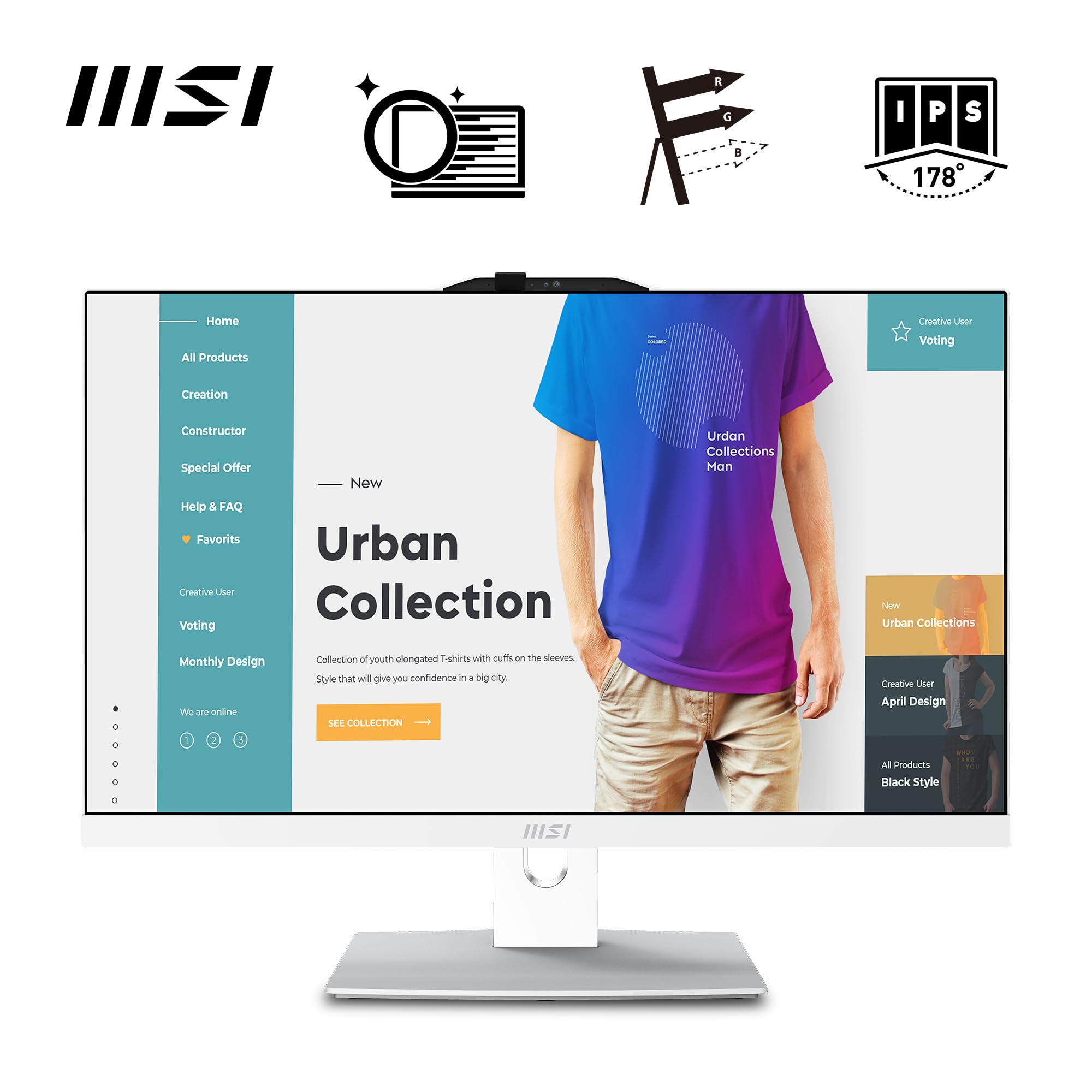 MSI Modern AM242P 1M-1204DE - All in One PC