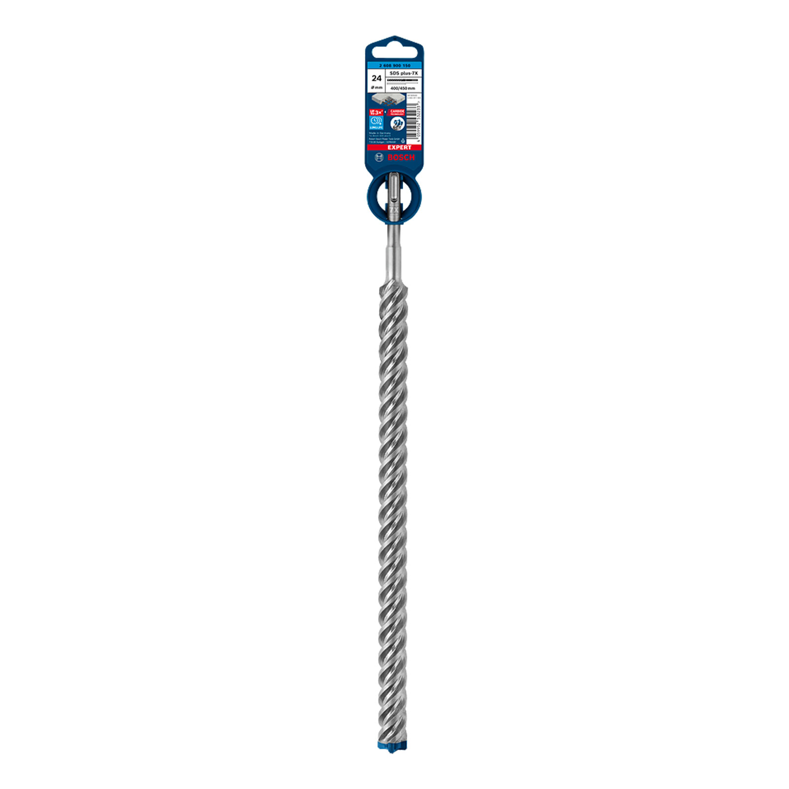 Bosch Professional Expert SDS plus-7X Hammerbohrer, 24 x 400 x 450 mm. Fuer Bohrhaemmer