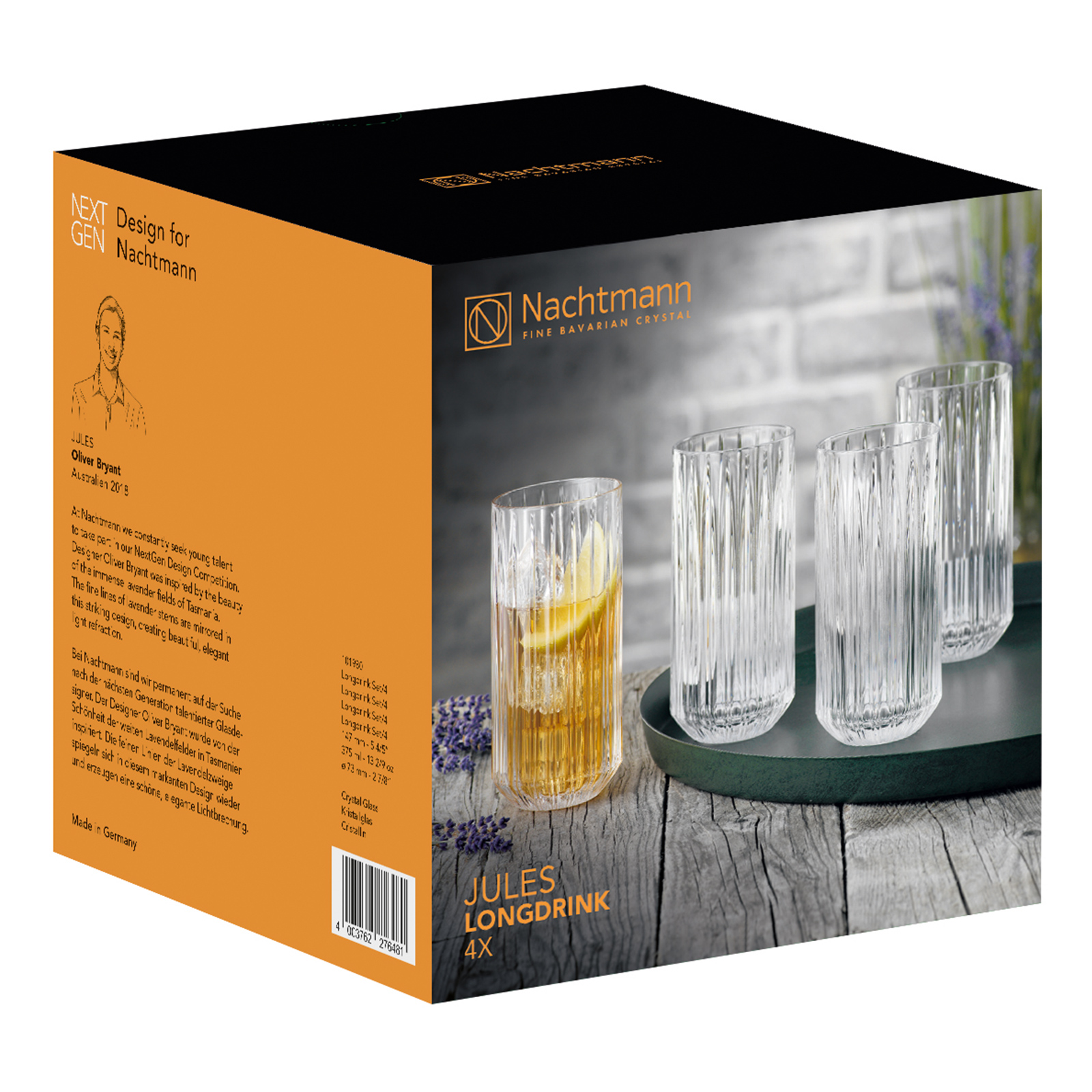 Nachtmann Longdrink-Set, Kristallglas 4tlg