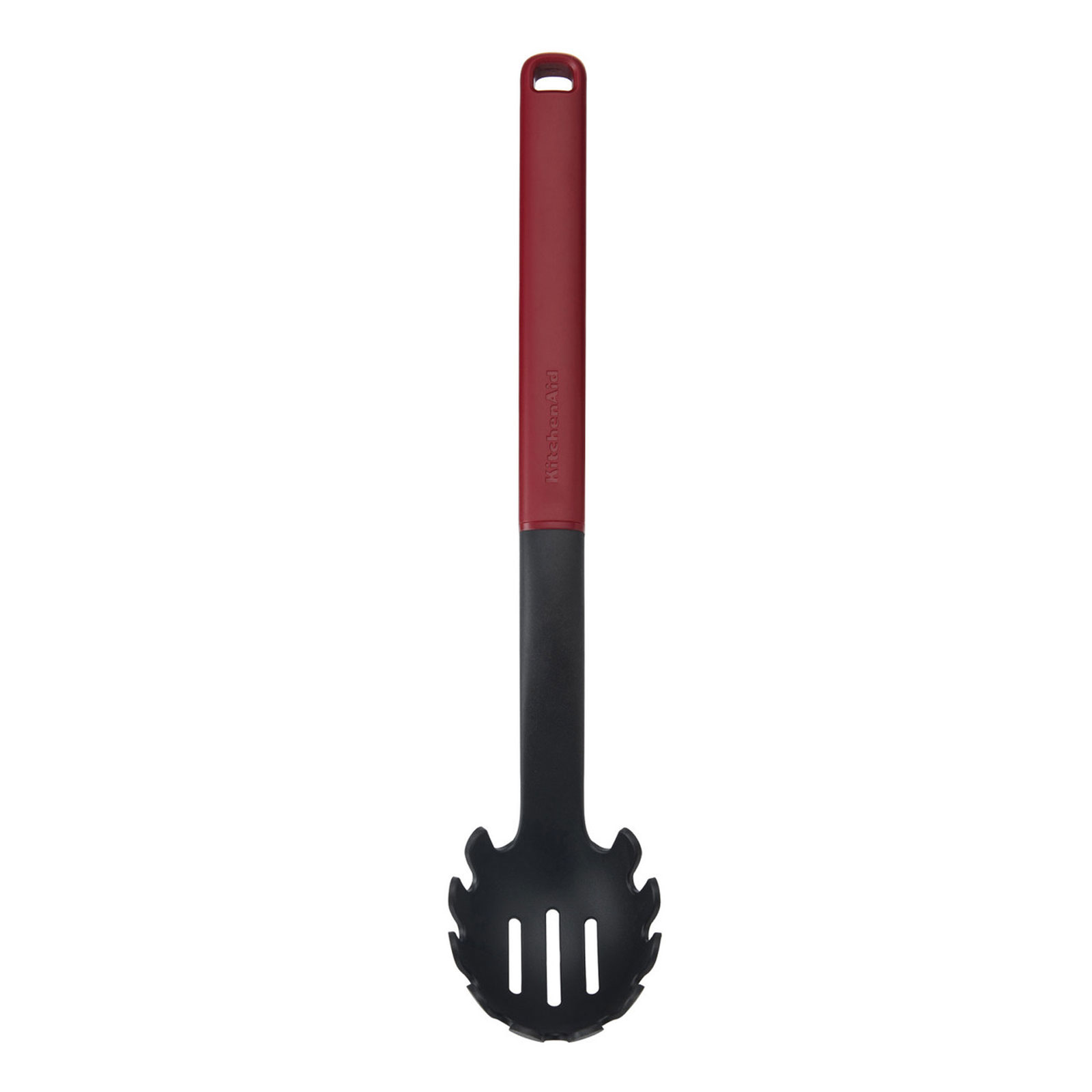 KitchenAid KHA005OHEREG Klassischer Pastalöffel, Empire-Rot