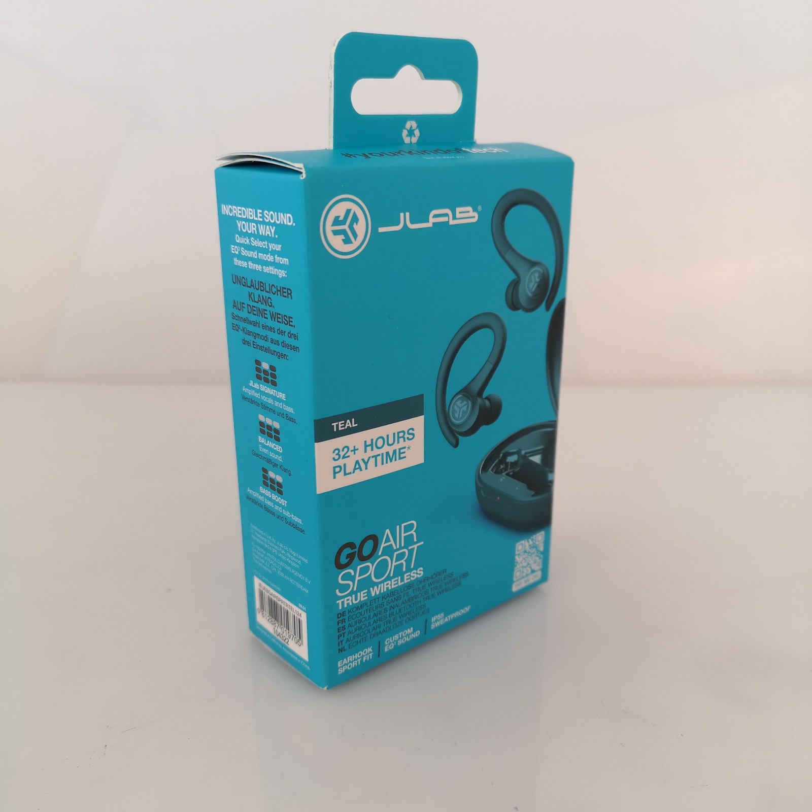 JLab GO Air Sport True Wireless  In-Ear Kopfhörer Bluetooth, 8h Akku