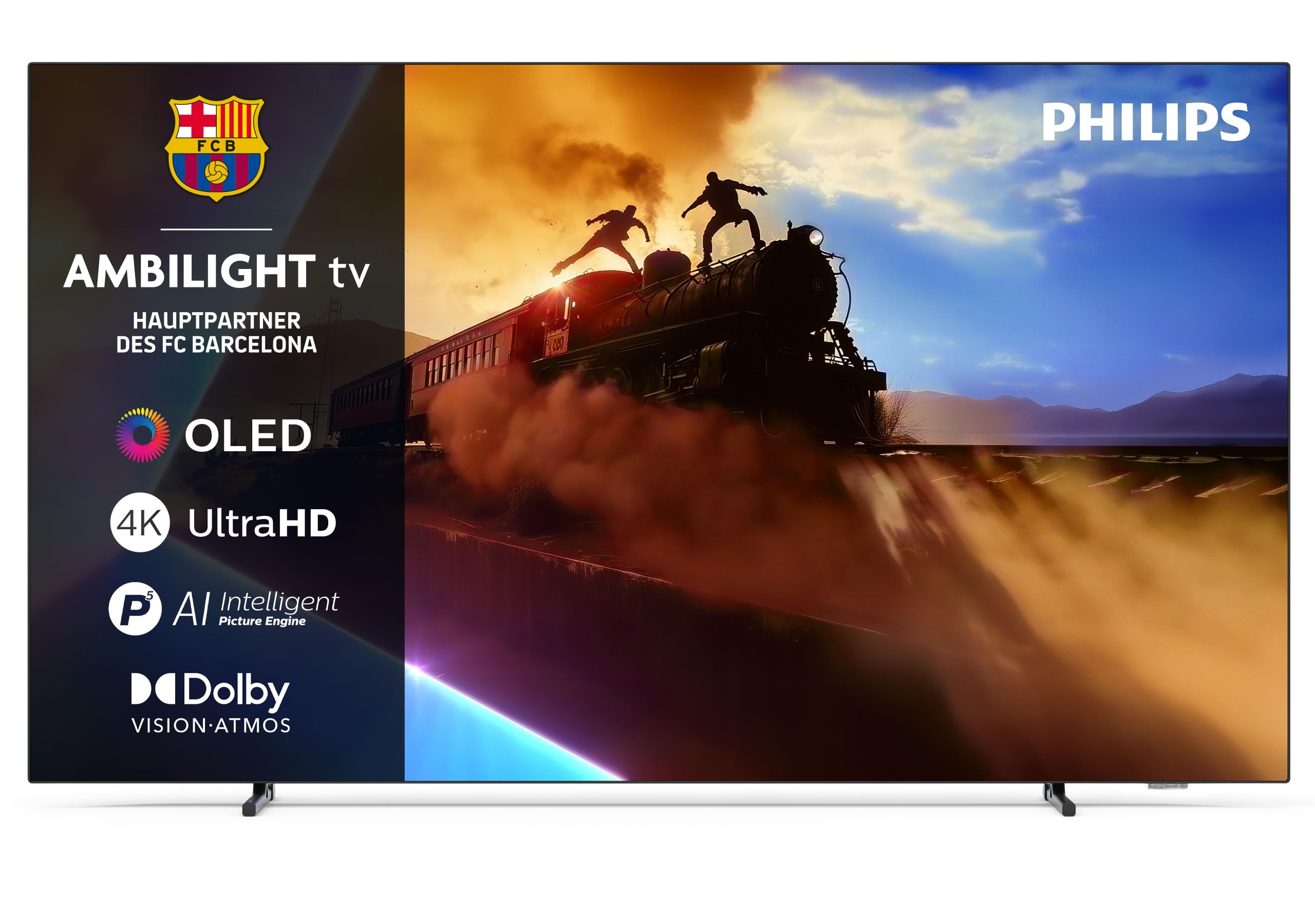 Philips Ambilight 55OLED760 4K OLED Smart TV - 55 Zoll Display