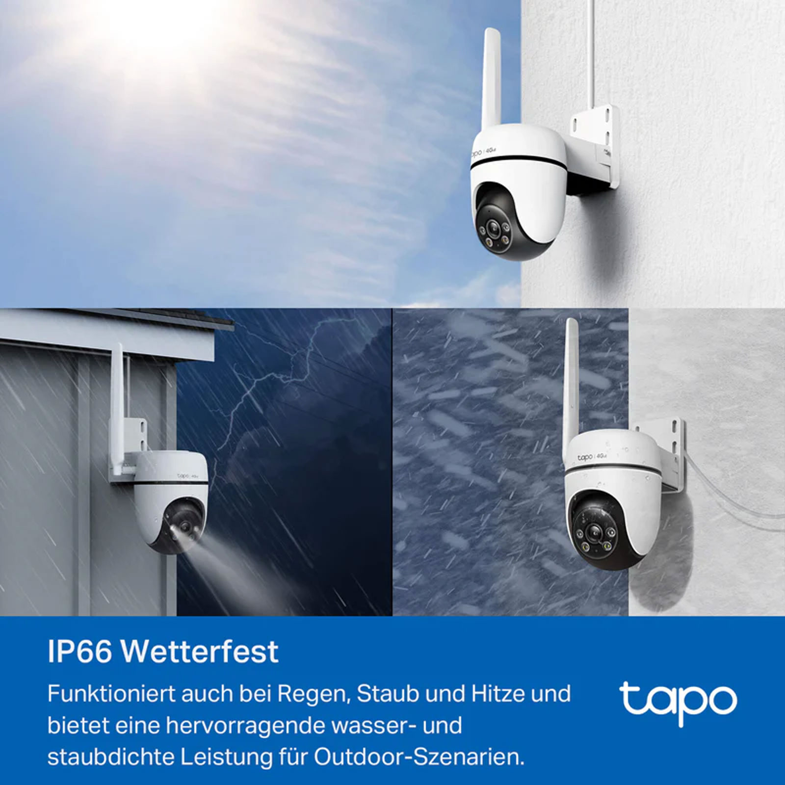Tapo C501GW 360° Überwachungskamera, Weiß