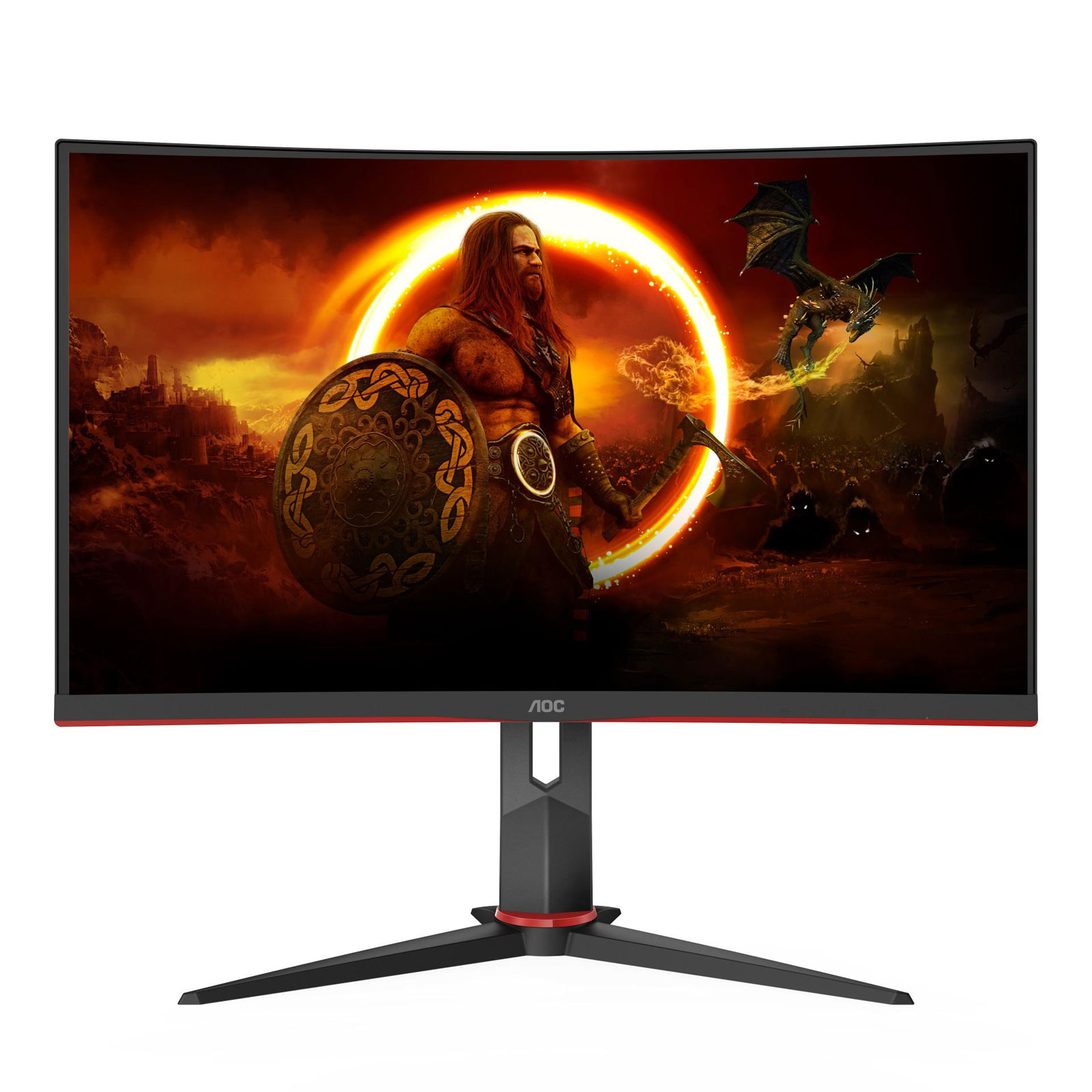 AOC Gaming-Monitor CQ27G2S/BK, G2, Schwarz, 27 Zoll