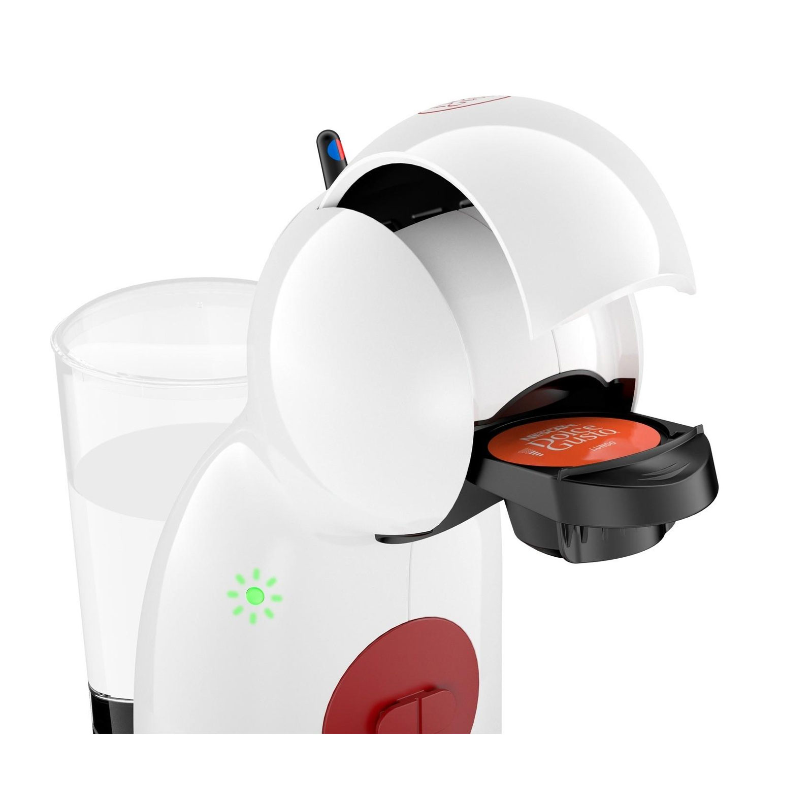 Krups KP 1A01 Nescafe Dolce Gusto Piccolo XS weiß/schwarz/bordeaux