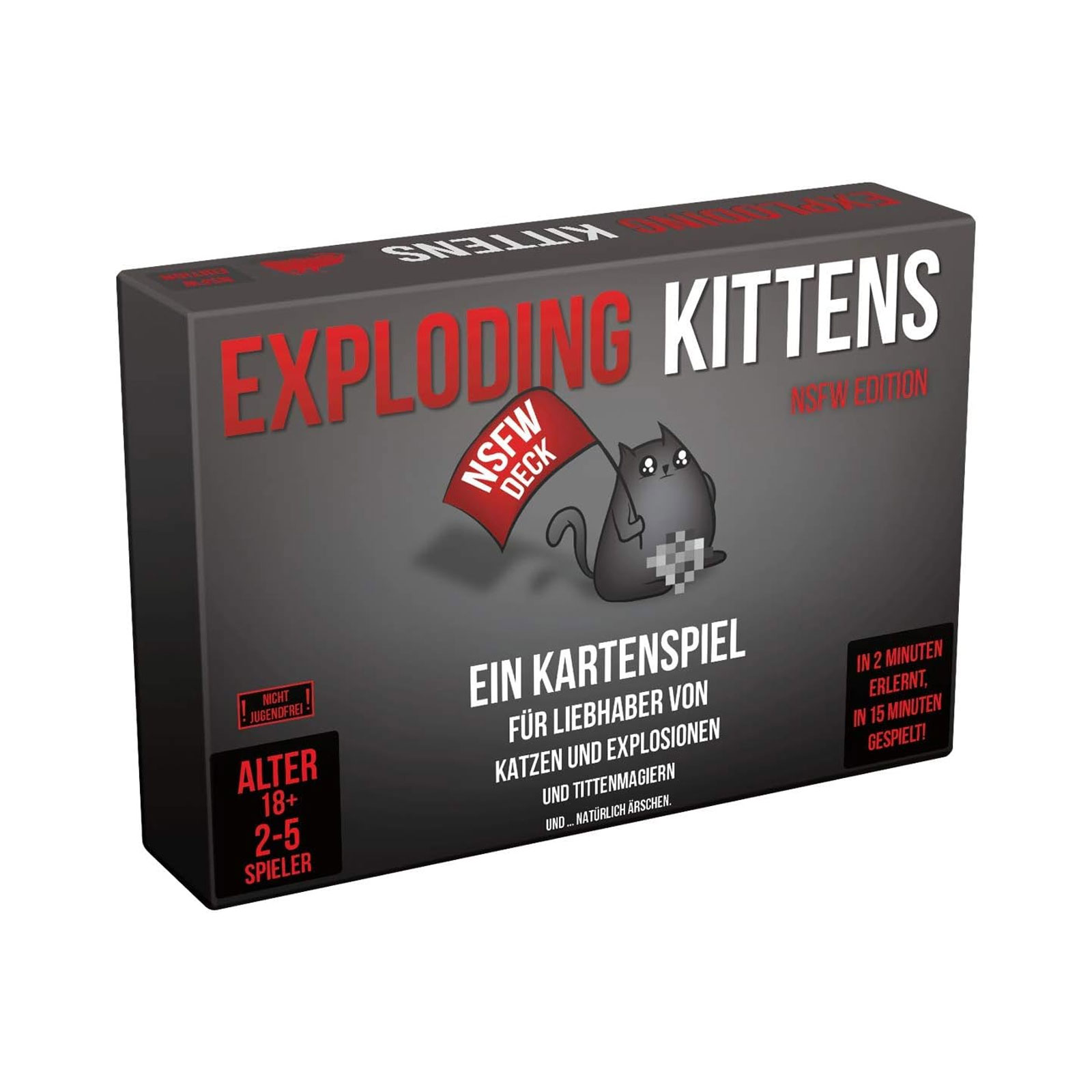 Asmodee Exploding Kittens NSFW Edition Kartenspiel (ab 18 Jahre)