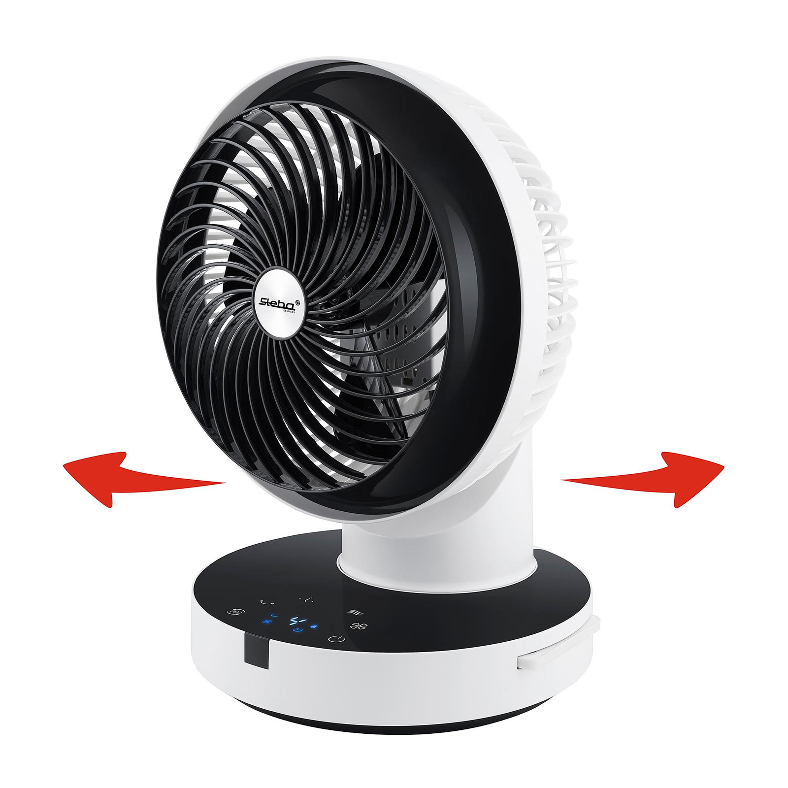 STEBA VT 360 Twist Tischventilator weiß / schwarz