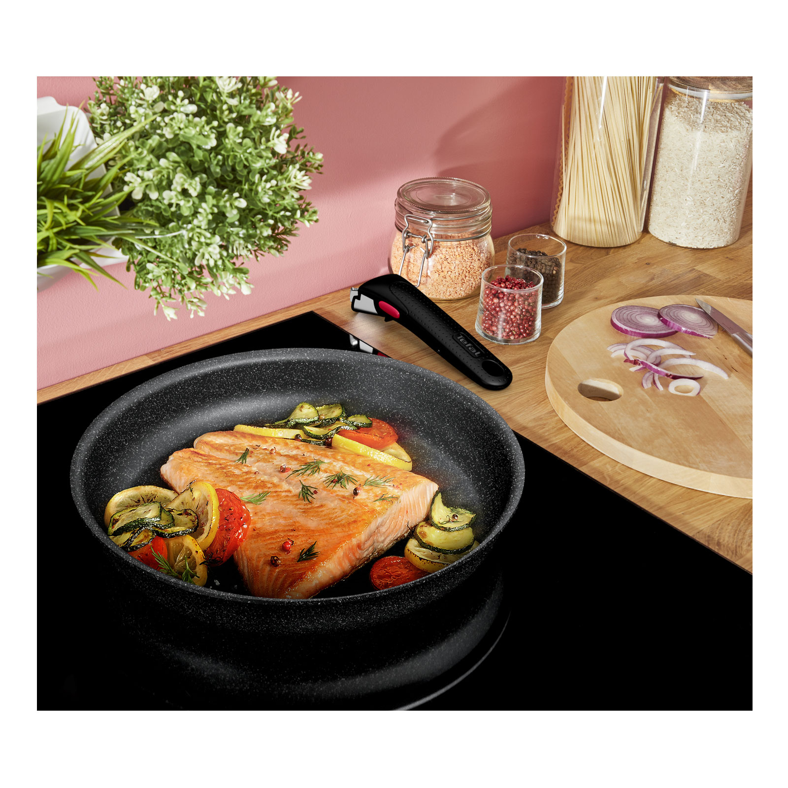 Tefal Ingenio Black Stone Kassenrollen