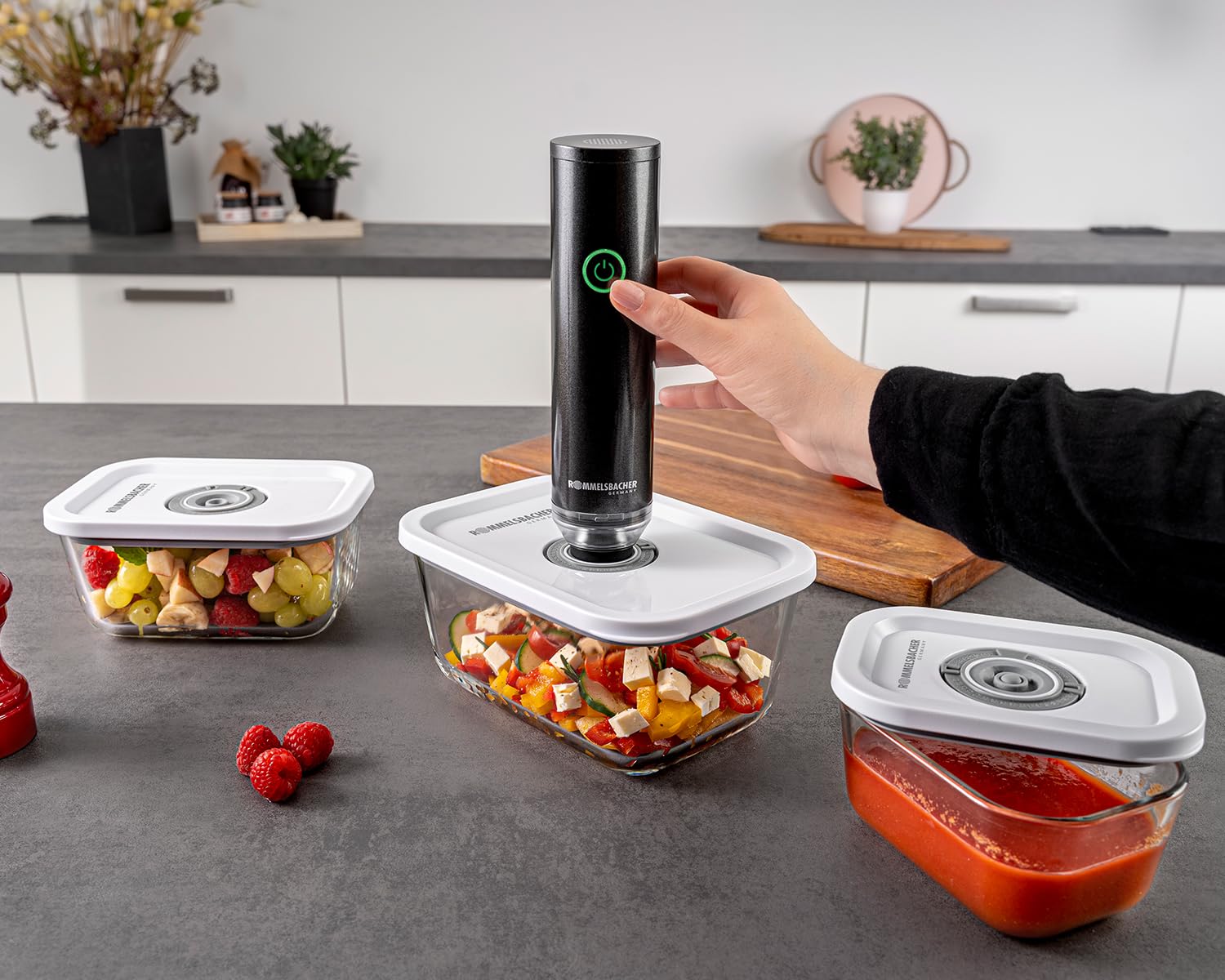 ROMMELSBACHER Hand Vakuumierer Set VAC 253/S