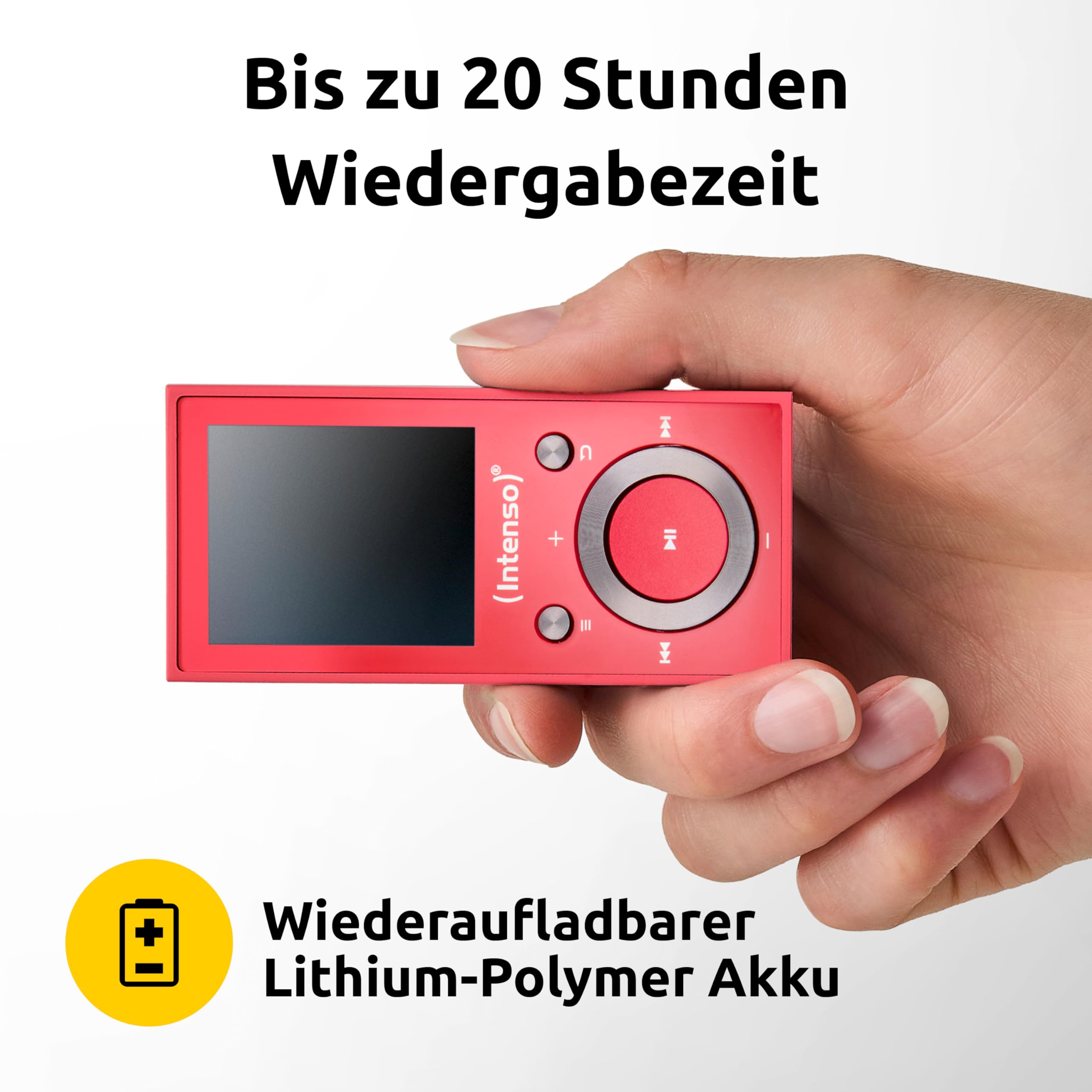 Intenso Video Scooter BT MP3 Player mit Bluetooth 5.0, 1,8 Zoll Farbdisplay