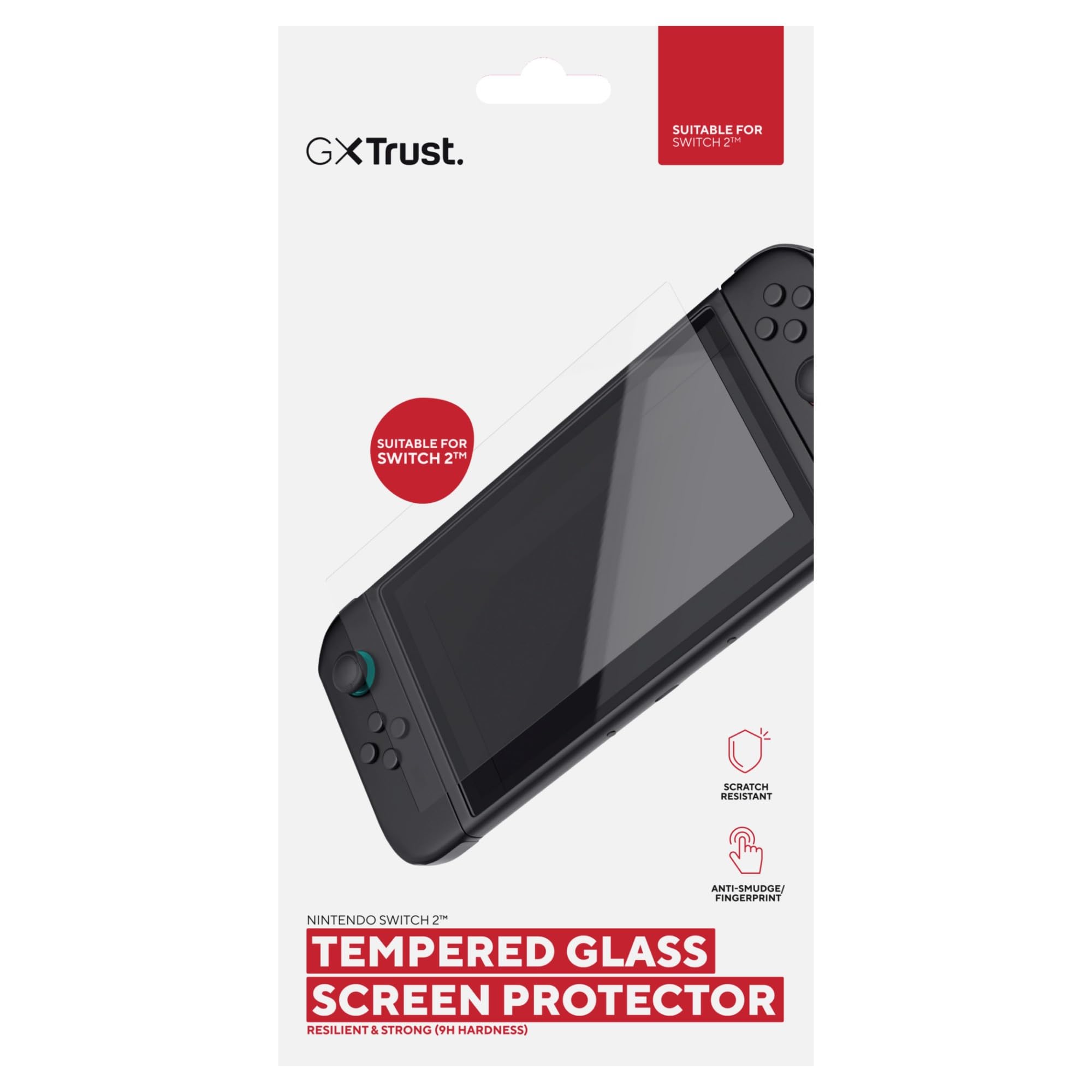 Trust Gaming GXTrust 1254 Panzer Schutz Glas für Nintendo Switch 2