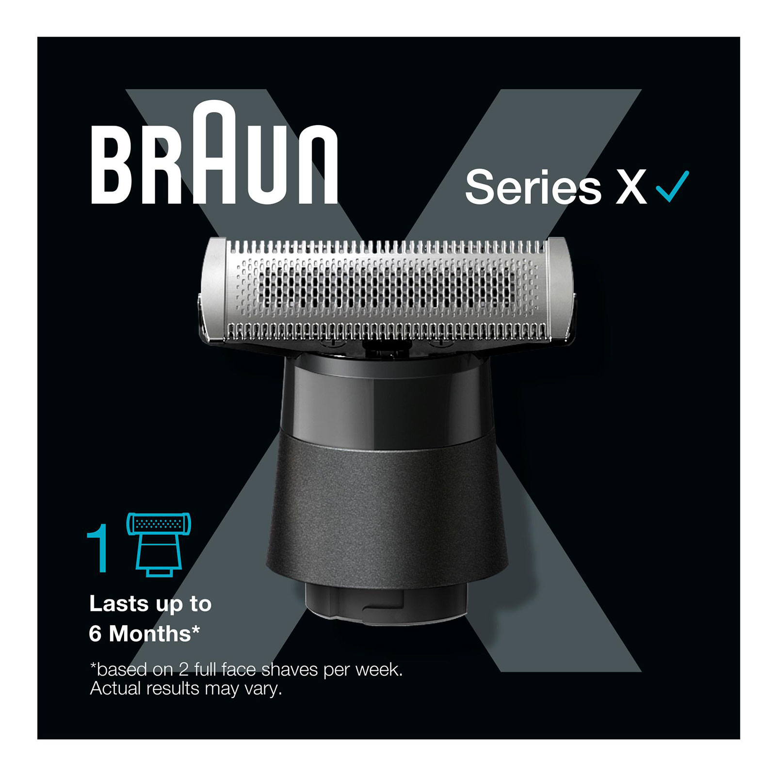 BRAUN Series X Wechselklinge XT20 (Wechselklinge für alle Braun-Stylinggeräte der Serie X)