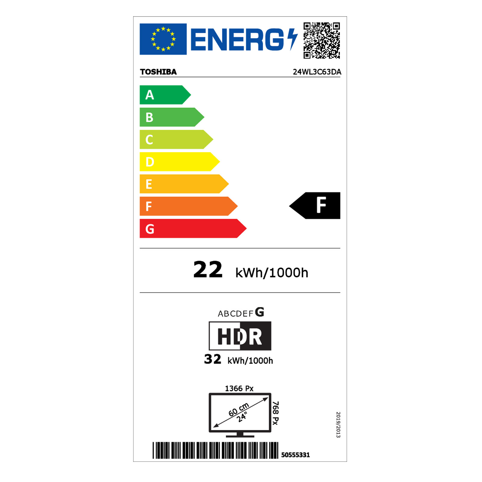 Toshiba 24WL3C63DA LED TV