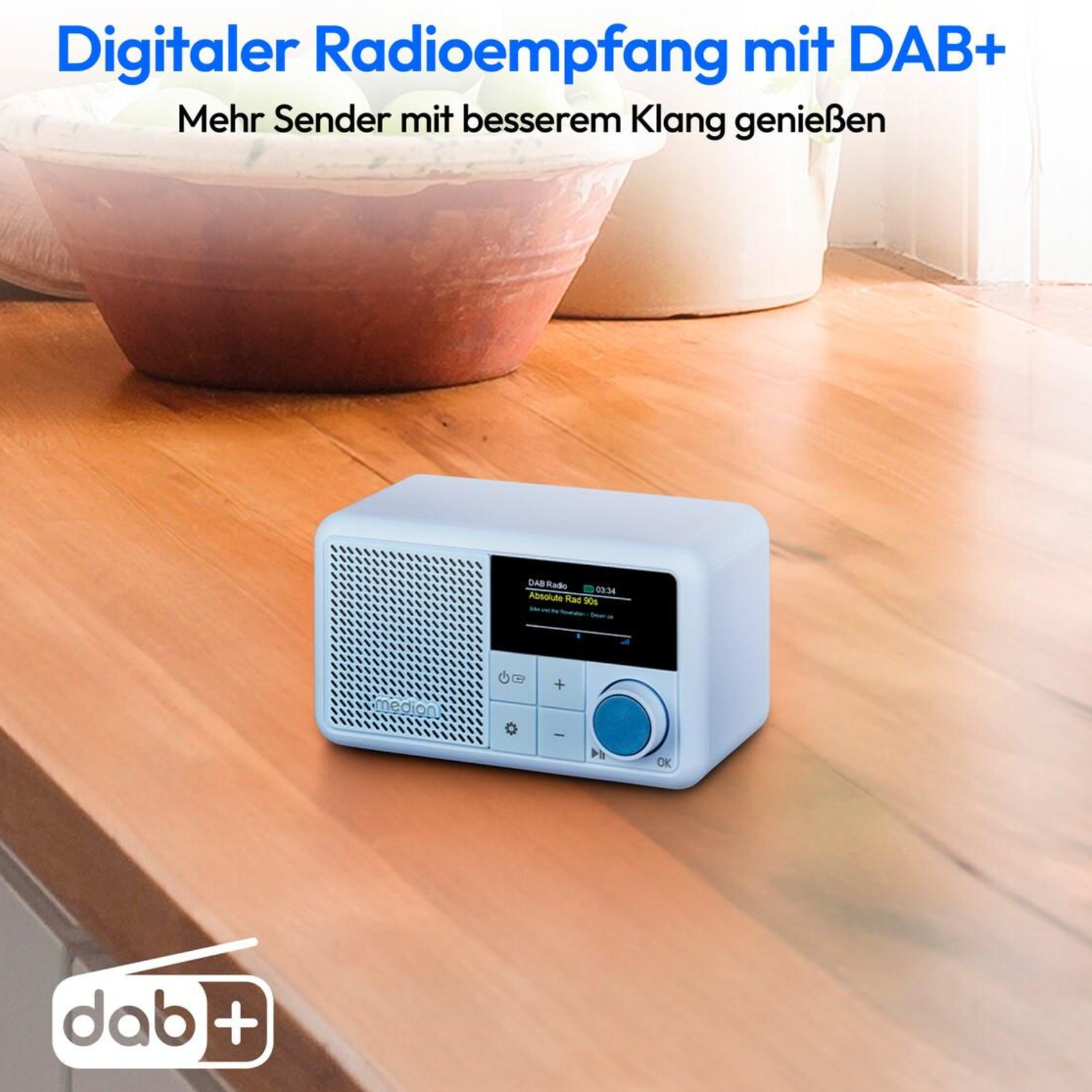 Medion DAB+ Radio MD44822 DAB+ TinyRadio sw