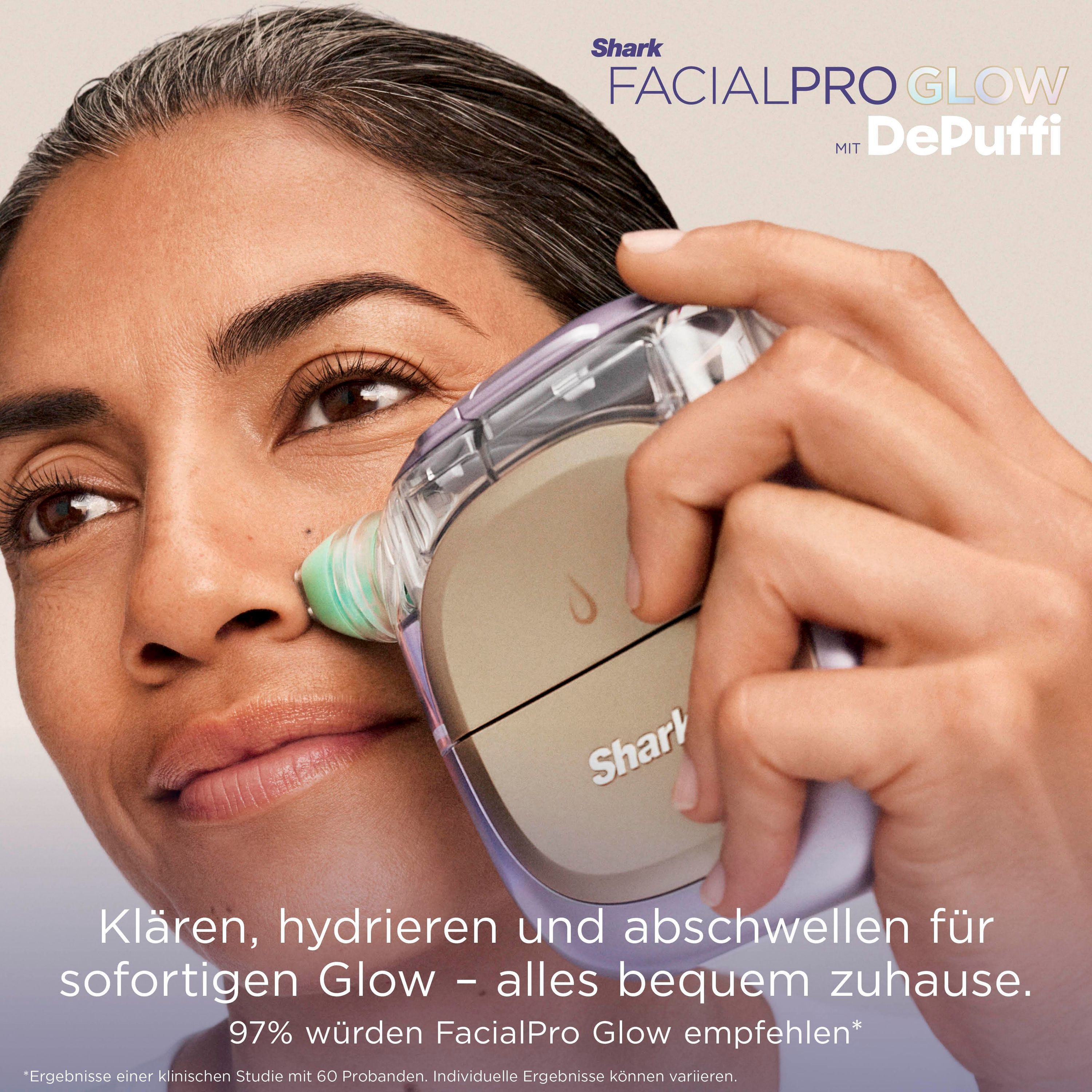 Shark FacialPro Glow Hydro Gesichtspflegesystem für zuhause FH320EU - Blau