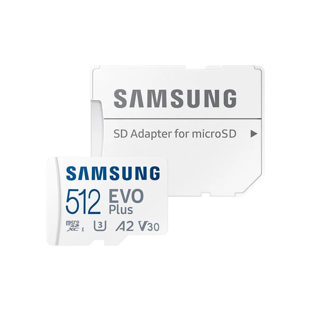 Samsung EVO Plus microSD-Speicherkarte (2024) (inkl. SD Adapter) - 512 GB