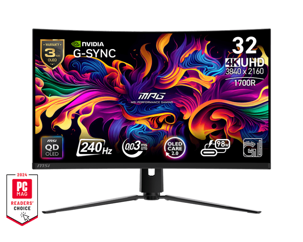 MSI MPG 321CURXDE QD-OLED Gaming-Monitor