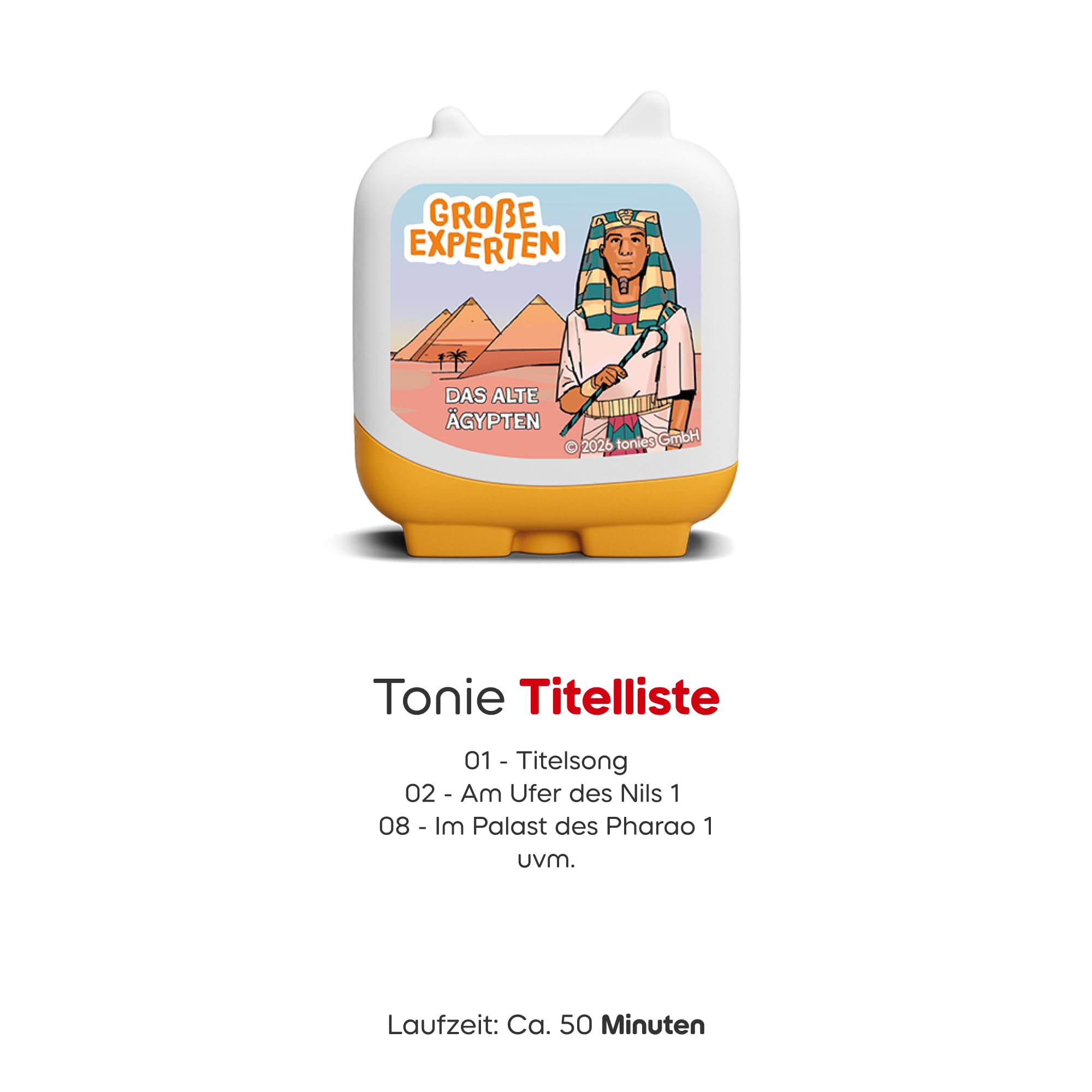 tonies Hörfigur für Toniebox, GROßE Experten – Das alte Ägypten