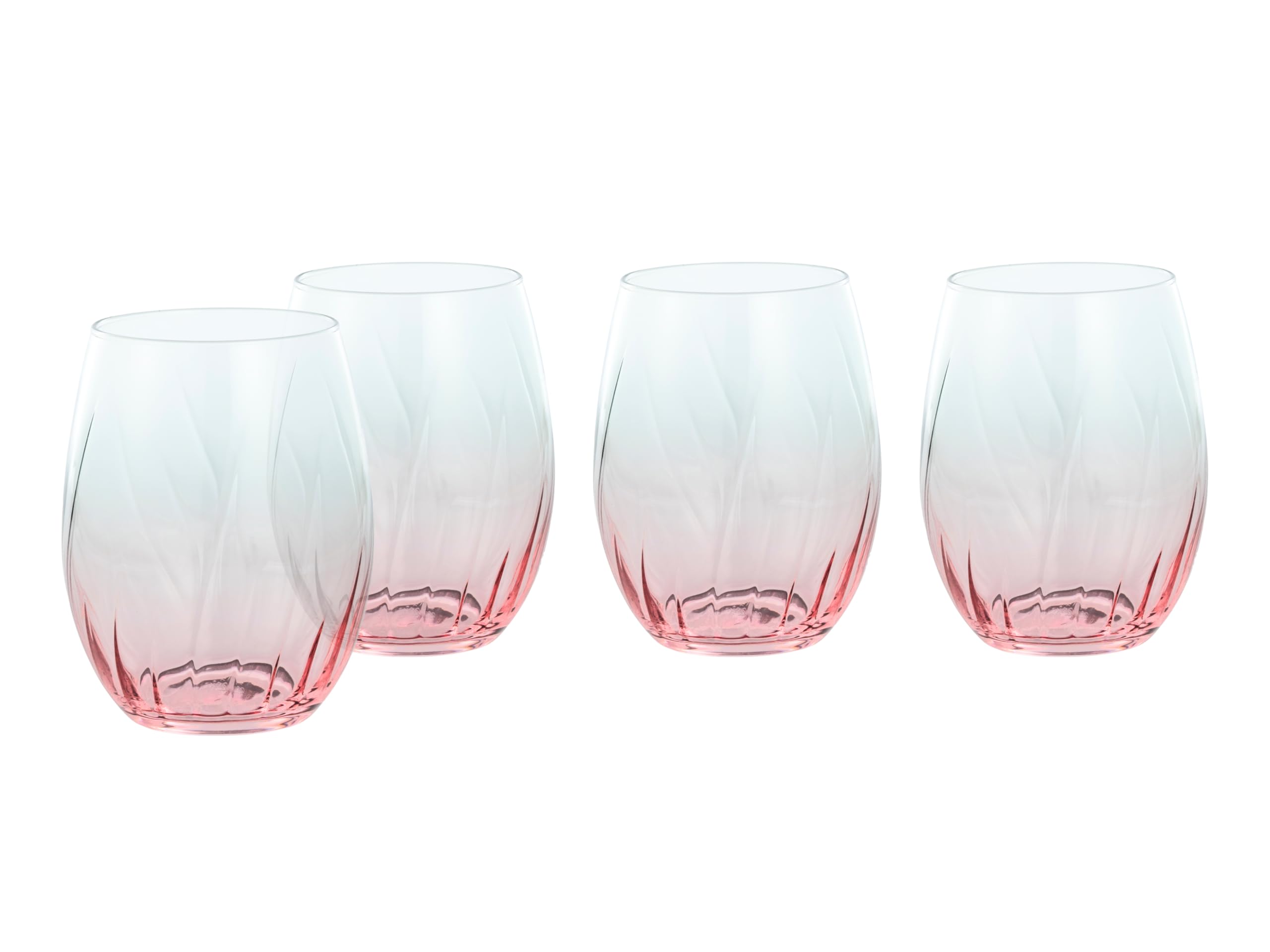 CreaTable, 24588, Serie Swirly Spring, 4-teiliges Geschirrset für 4 Personen