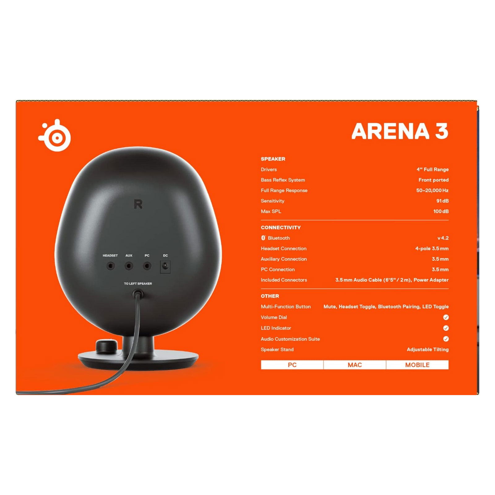 Steelseries Arena 3 Gaming-Lautsprecher