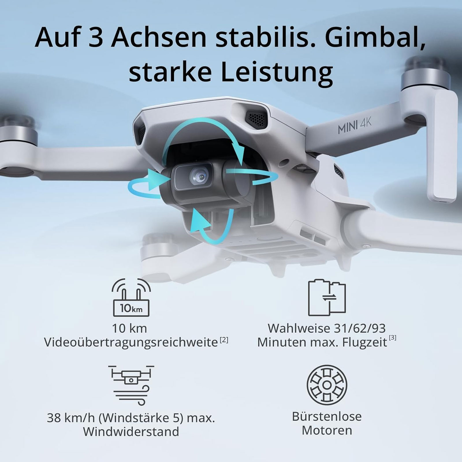 dji Mini 4K Drohne mit Kamera