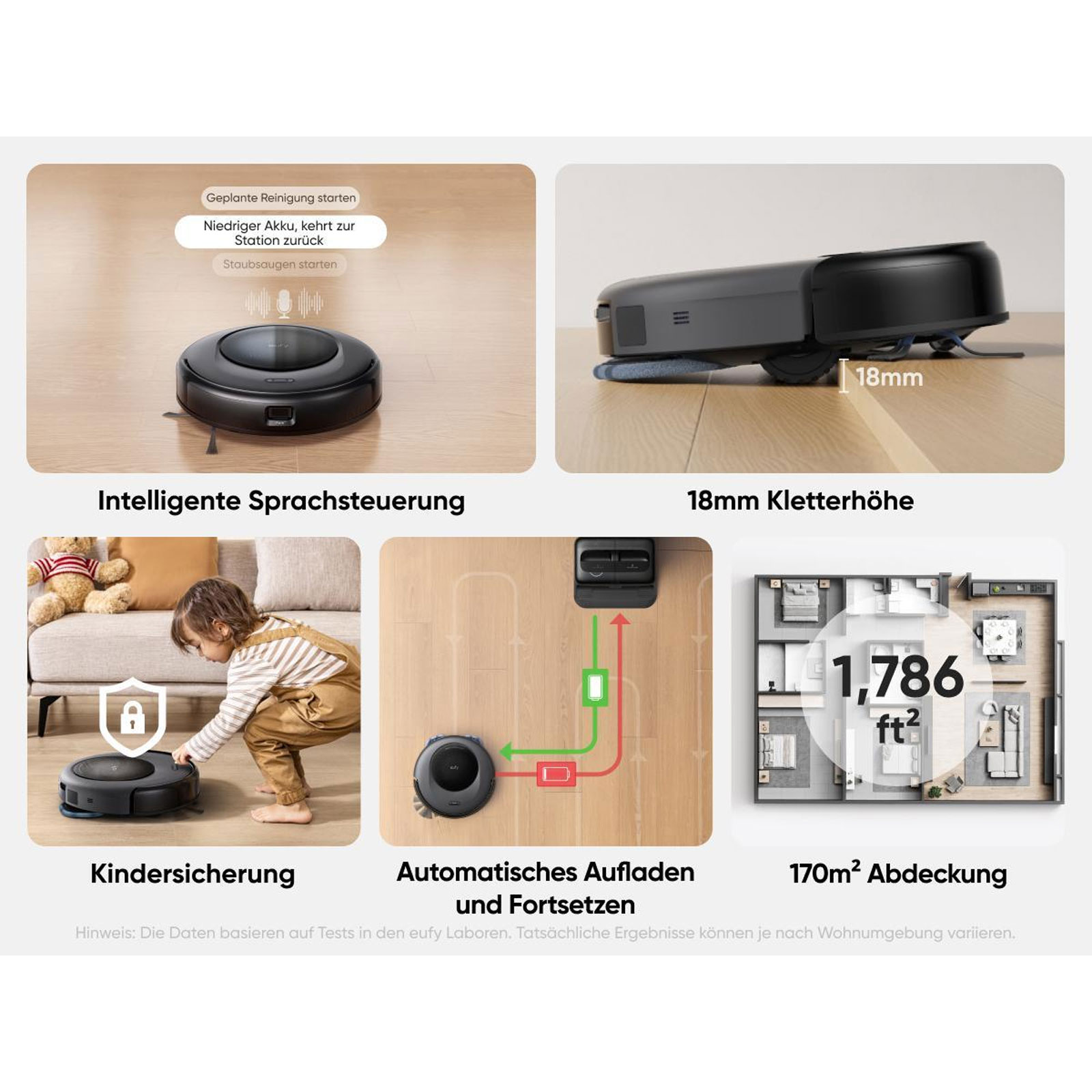 Eufy Omni C20 Saugroboter mit Wischfunktion