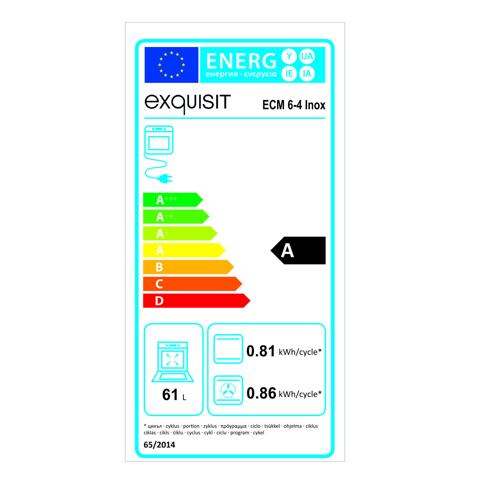 Exquisit ECM 6-4 Inox Standherd