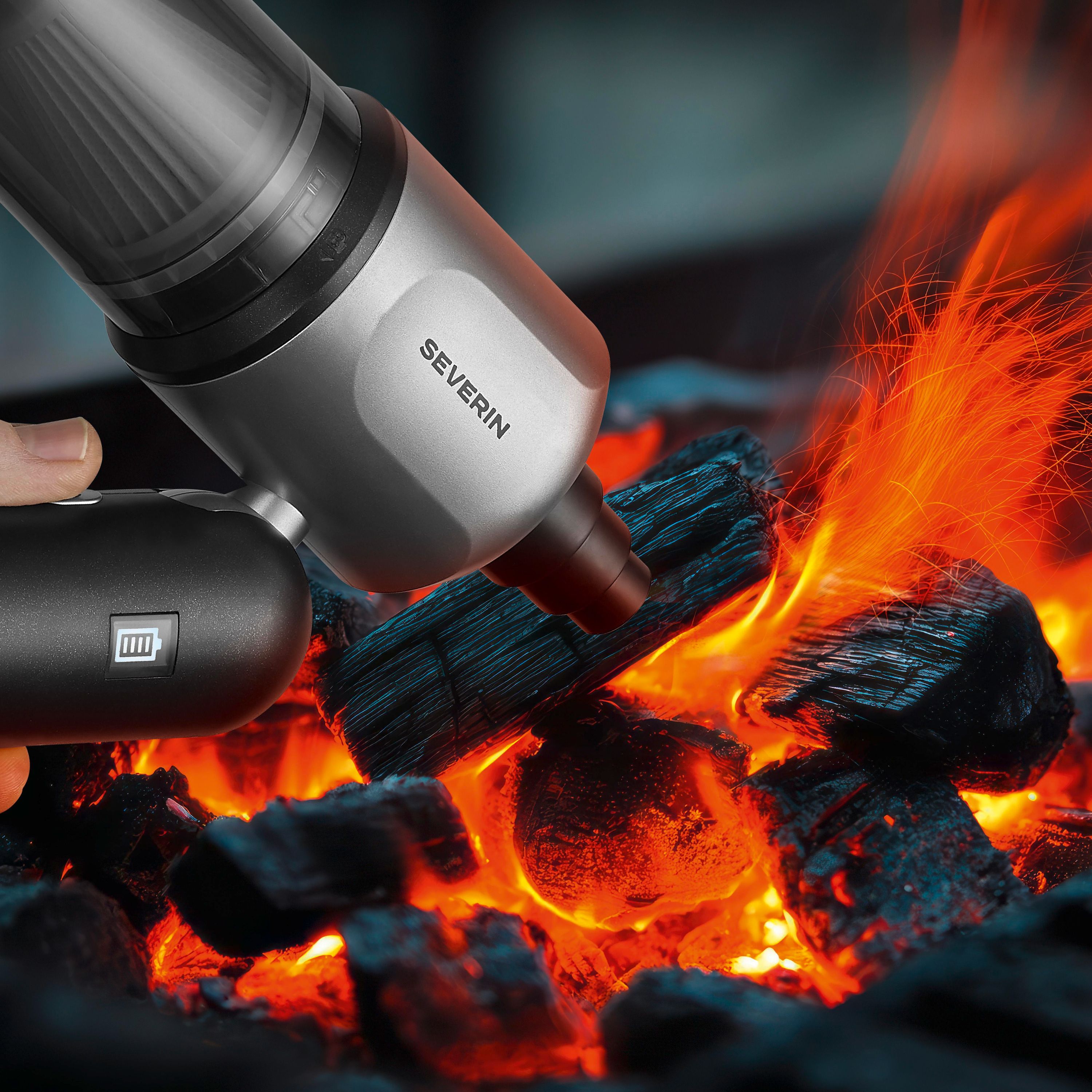 SEVERIN HV 7135 S-Power DuoBoost Akku-Handstaubsauger ohne Stiel