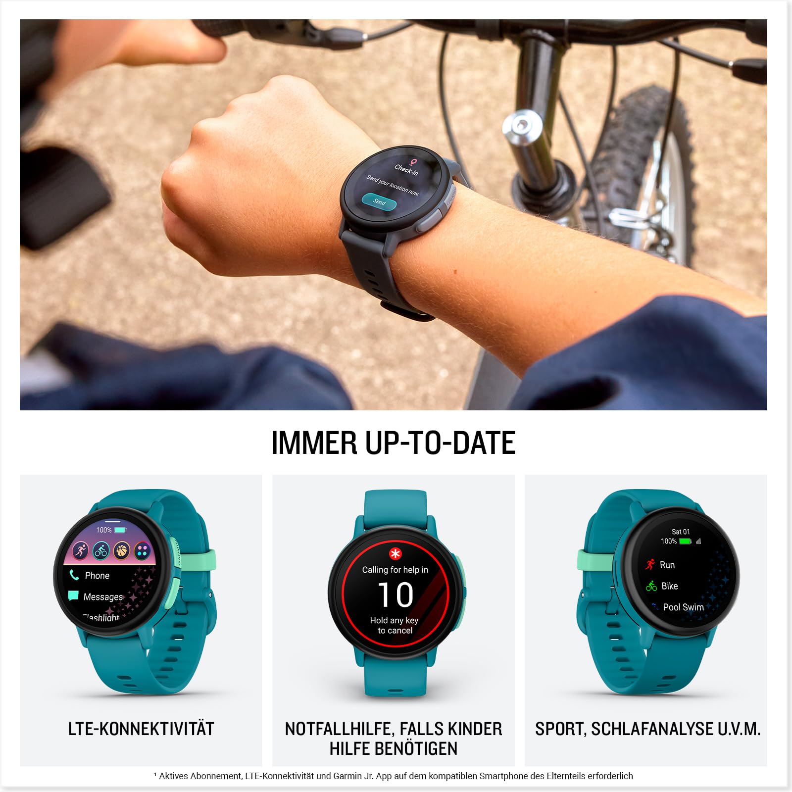 Garmin Bounce 2 (43mm) - LTE Smartwatch für Kinder