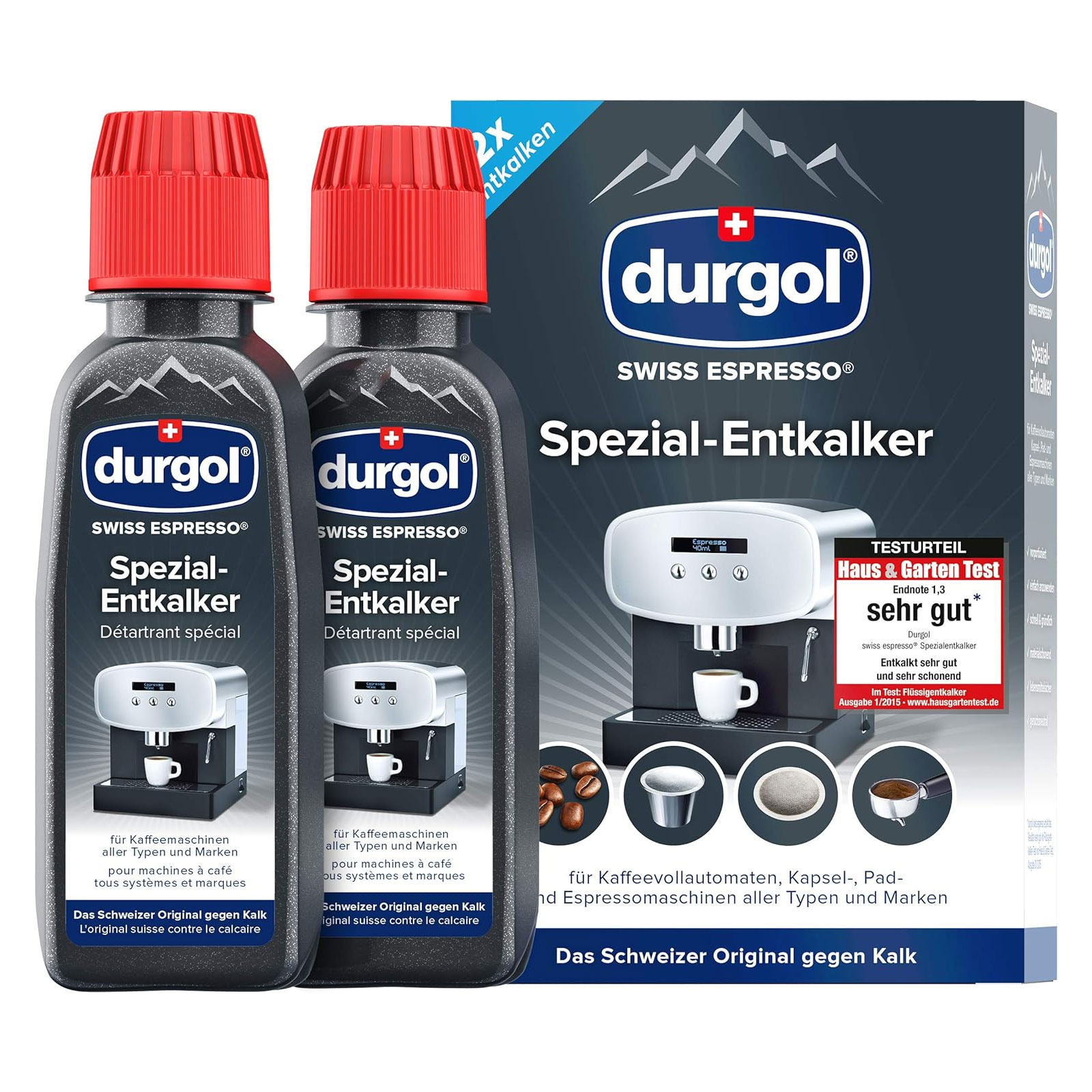 durgol 766 Swiss Espresso Entkalker (2er Pack) durgol 766 Swiss Espresso Entkalker (2er Pack)