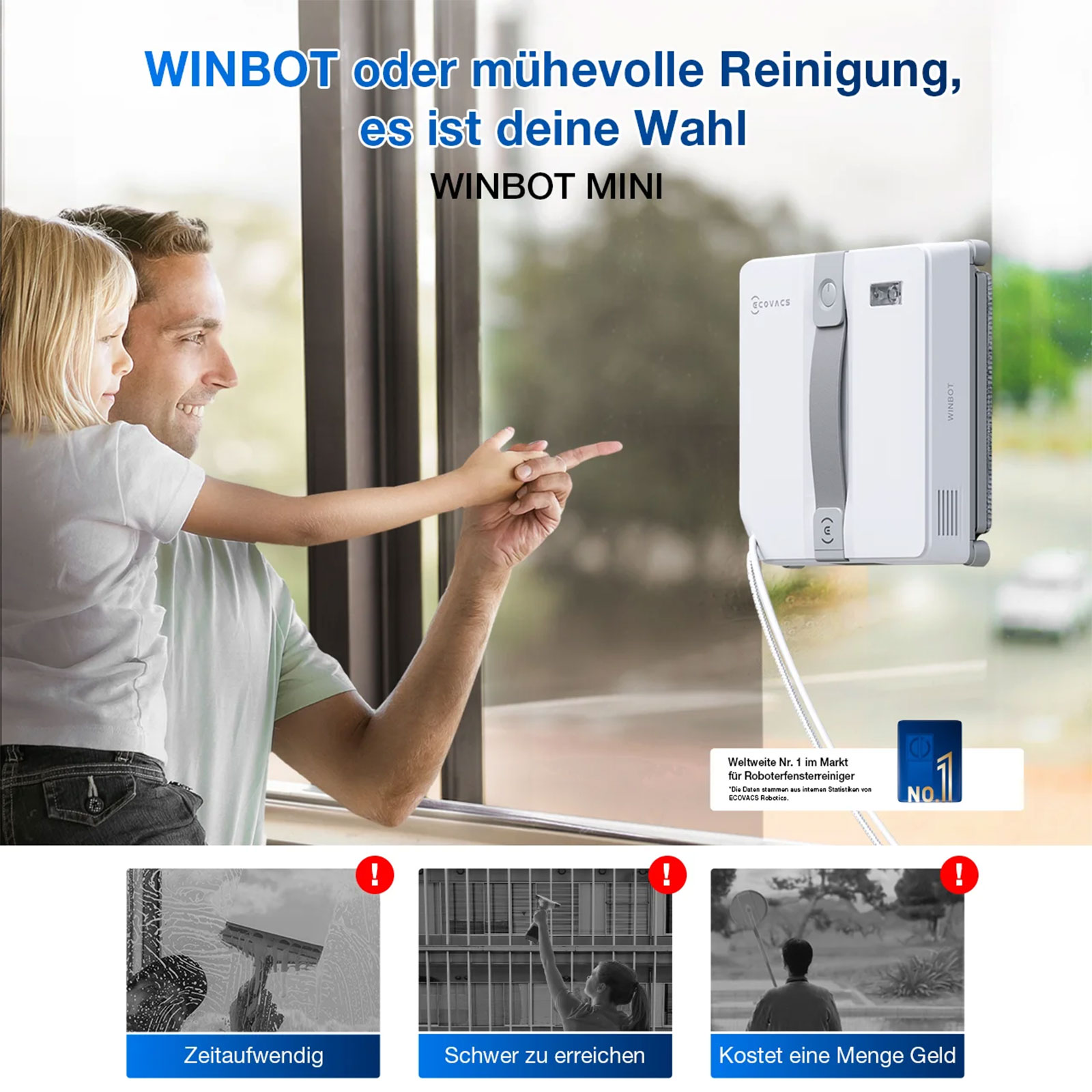 Ecovacs Winbot Mini EU Grey Ecovacs Winbot Mini EU Grey