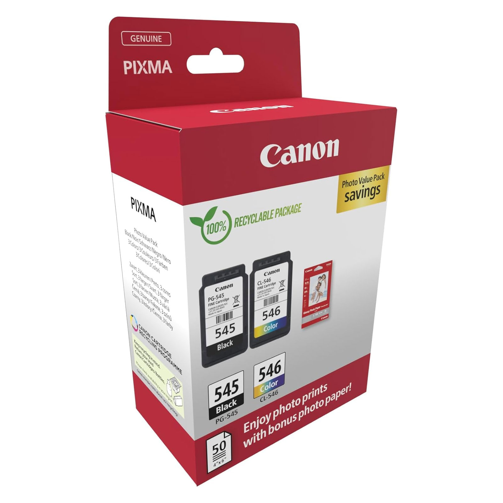 CANON PG-545/CL-546 Photo Value