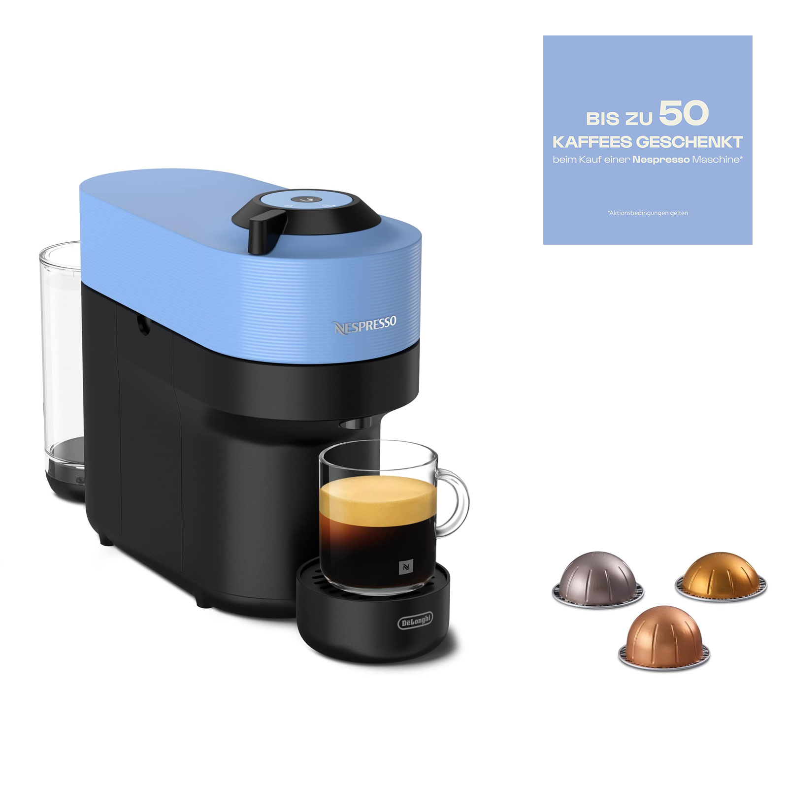 De'Longhi ENV90.A Nespresso Vertuo Pop schwarz/blau