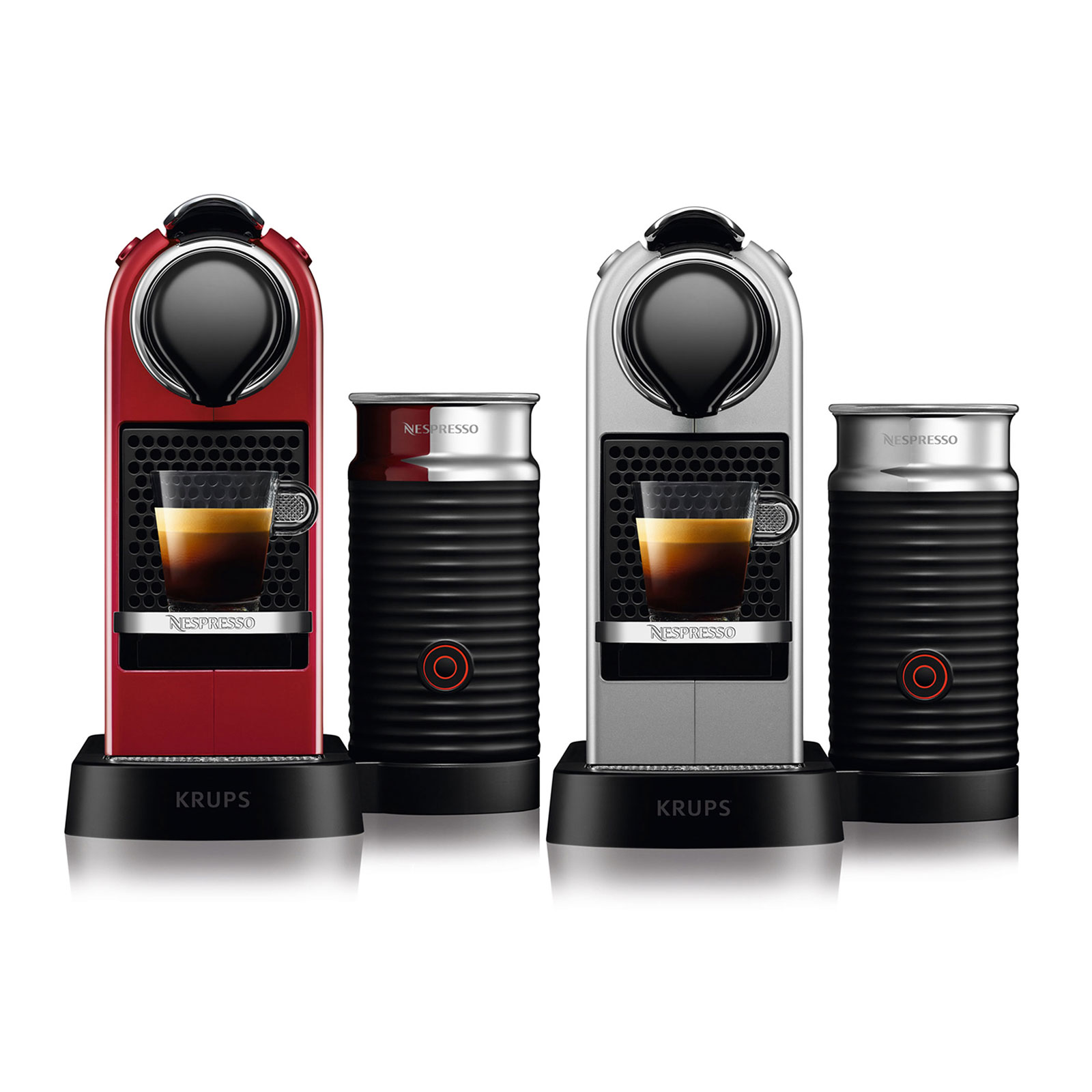 Krups XN 7615 Nespresso CitiZ&milk Cherry Red