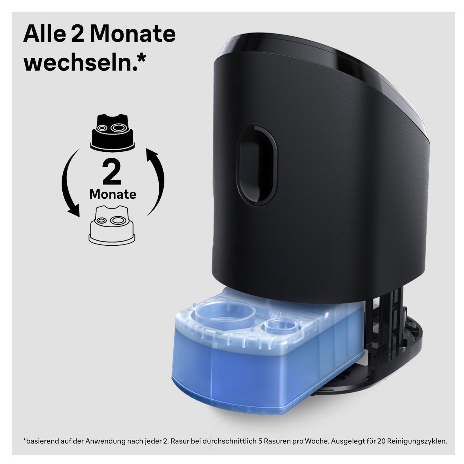 BRAUN CCR 6+2 Ersatzkartusche Reinigungskartusche
