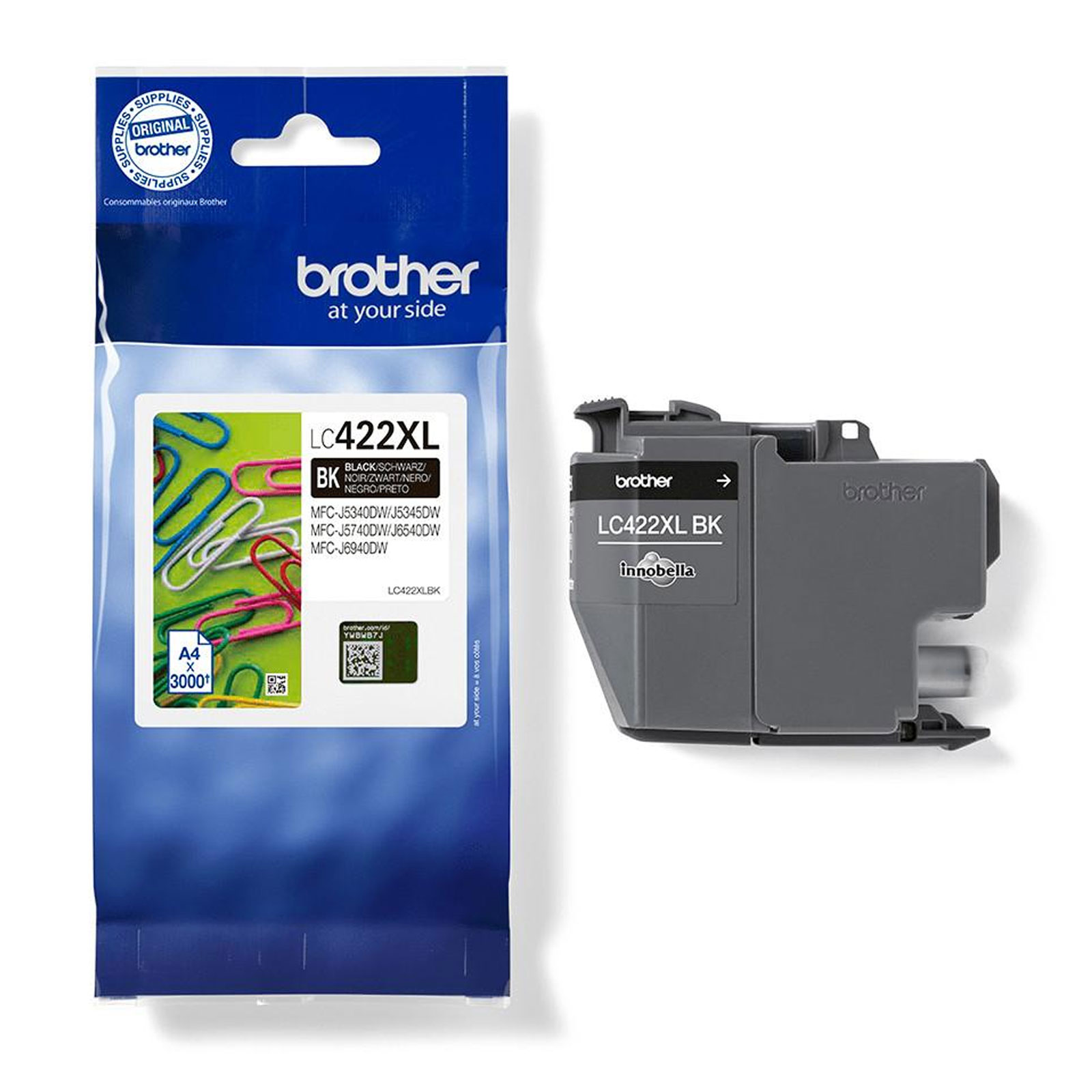 Brother LC422BK XL Druckerpatrone black