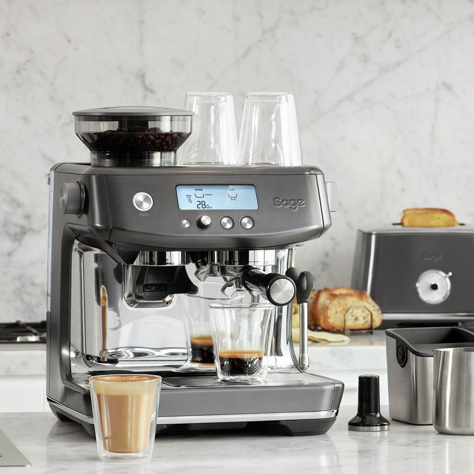 Sage SES878 the Barista Pro Siebträger-Espressomaschine Kaffeemaschine