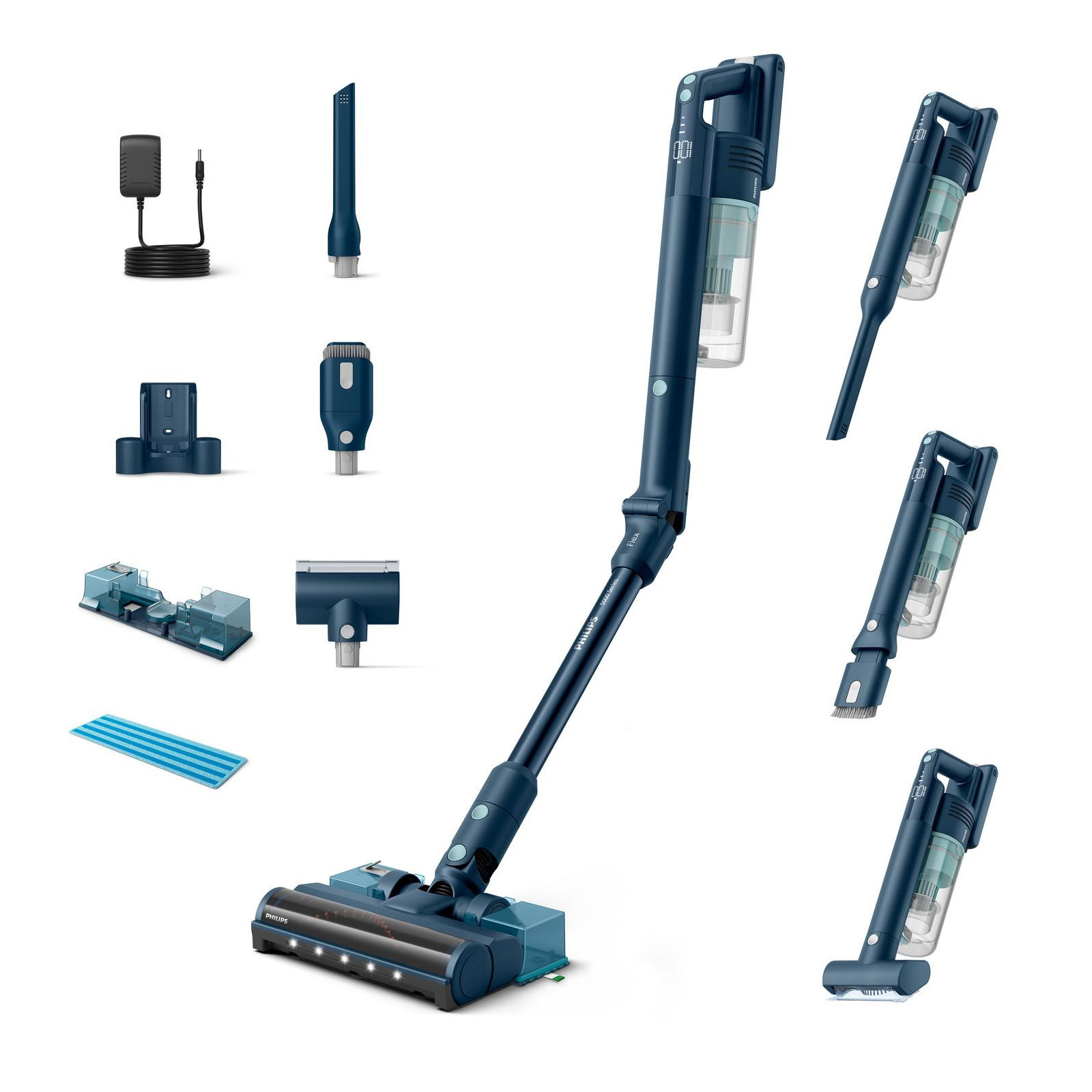 PHILIPS Kabelloser Staubsauger 5000 Series Flex