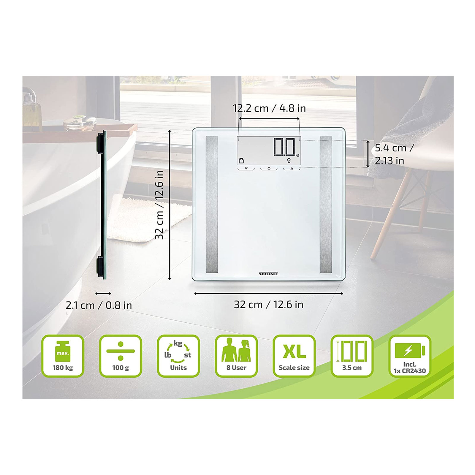 Soehnle 63858 PWD Shape Sense Control 200