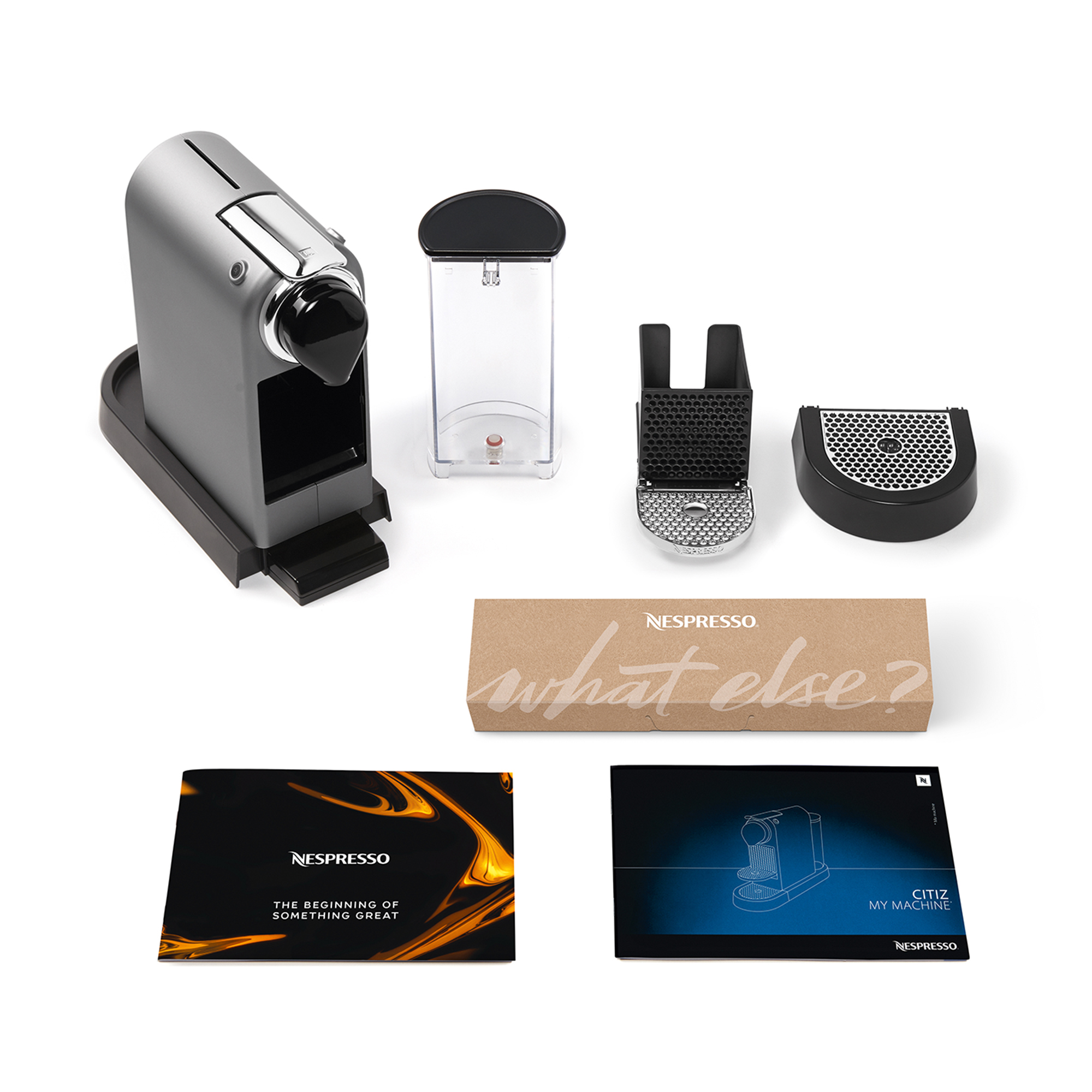 Krups XN 741B Nespresso CitiZ Silber