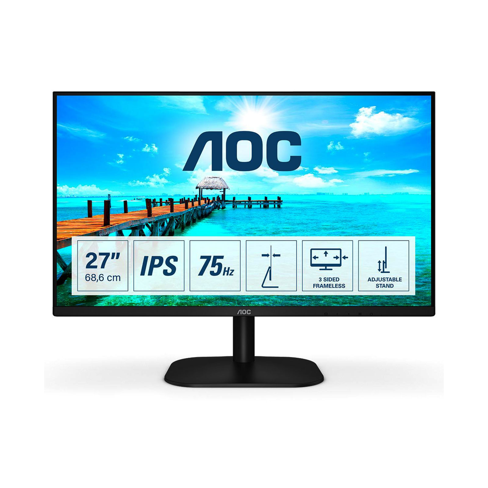 AOC 27B2H Schwarz Monitor